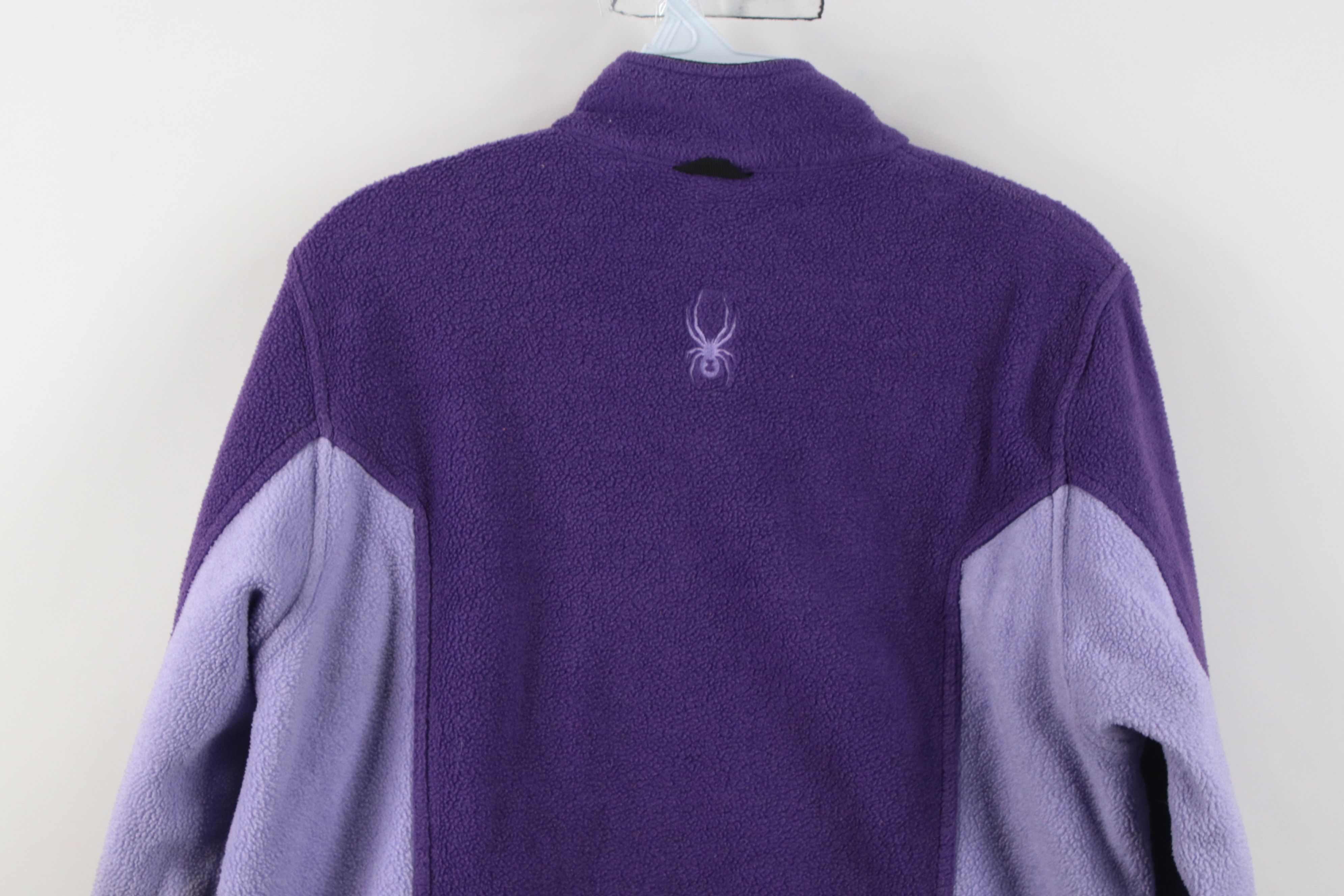 Spyder Vintage 90s Y2K Spyder Block Skiing Fleece Jacket Purple Size XL / US 12-14 / IT 48-50 - 14 Thumbnail