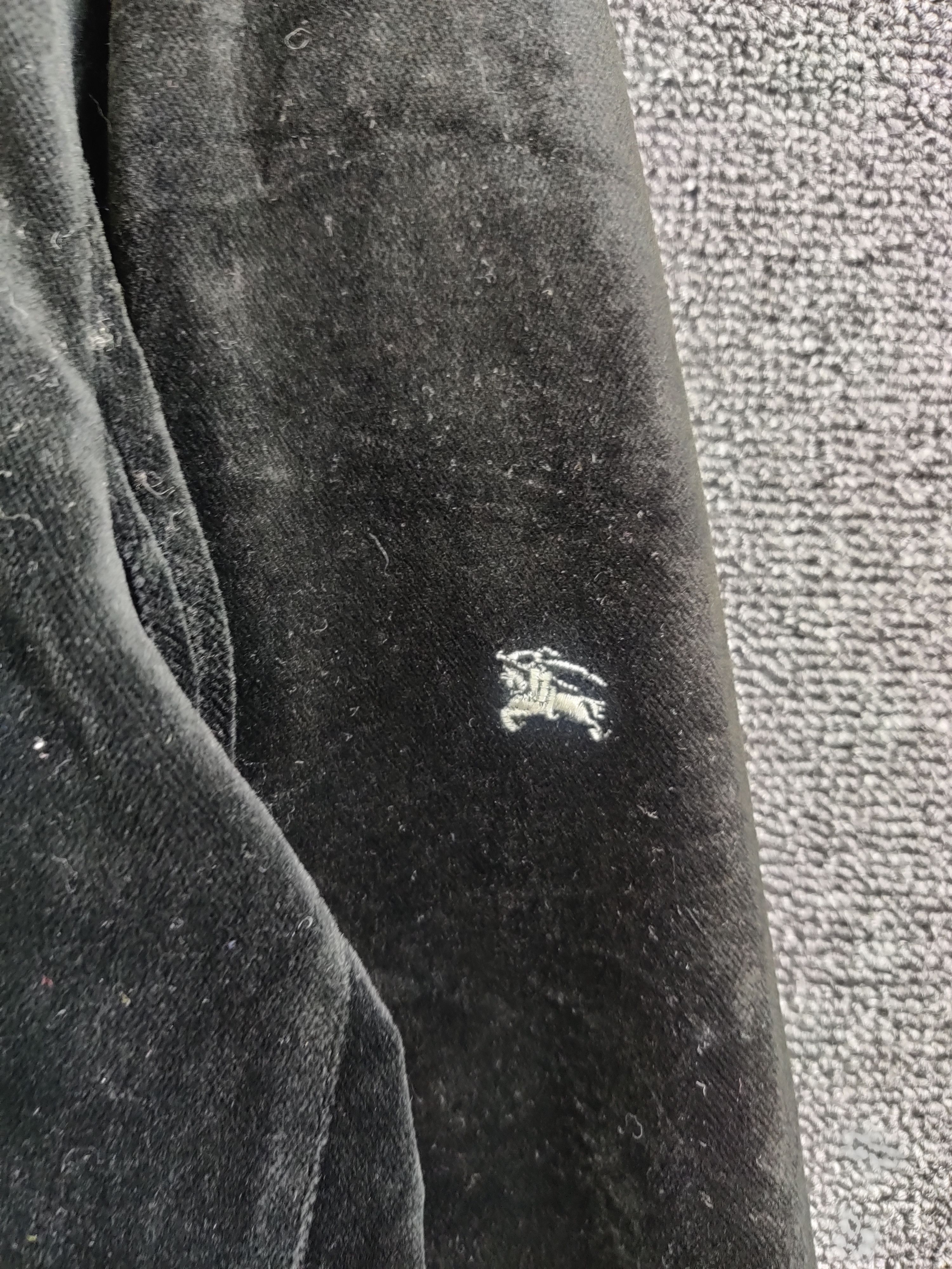 Burberry Burberry Nova Check Black Label Velvet Double Breasted Coat Size US L / EU 52-54 / 3 - 9 Thumbnail