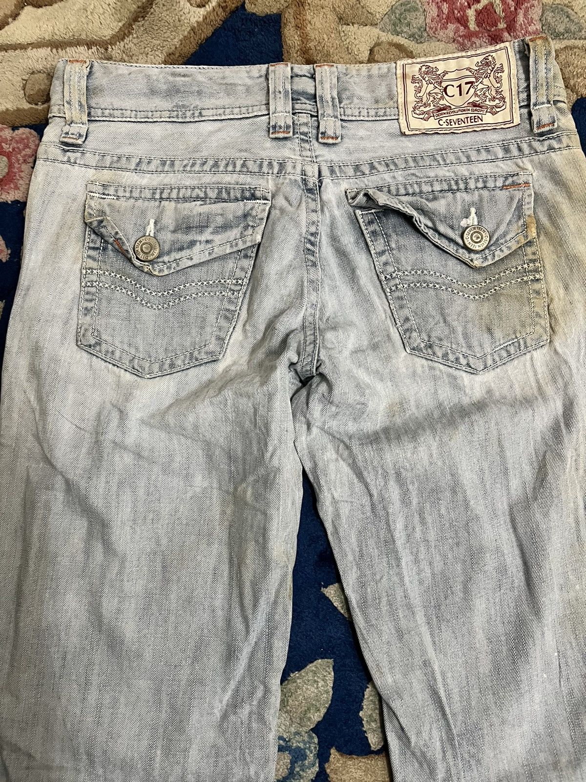 Japanese Brand Vintage C17 Flare Denim Size US 31 - 8 Thumbnail