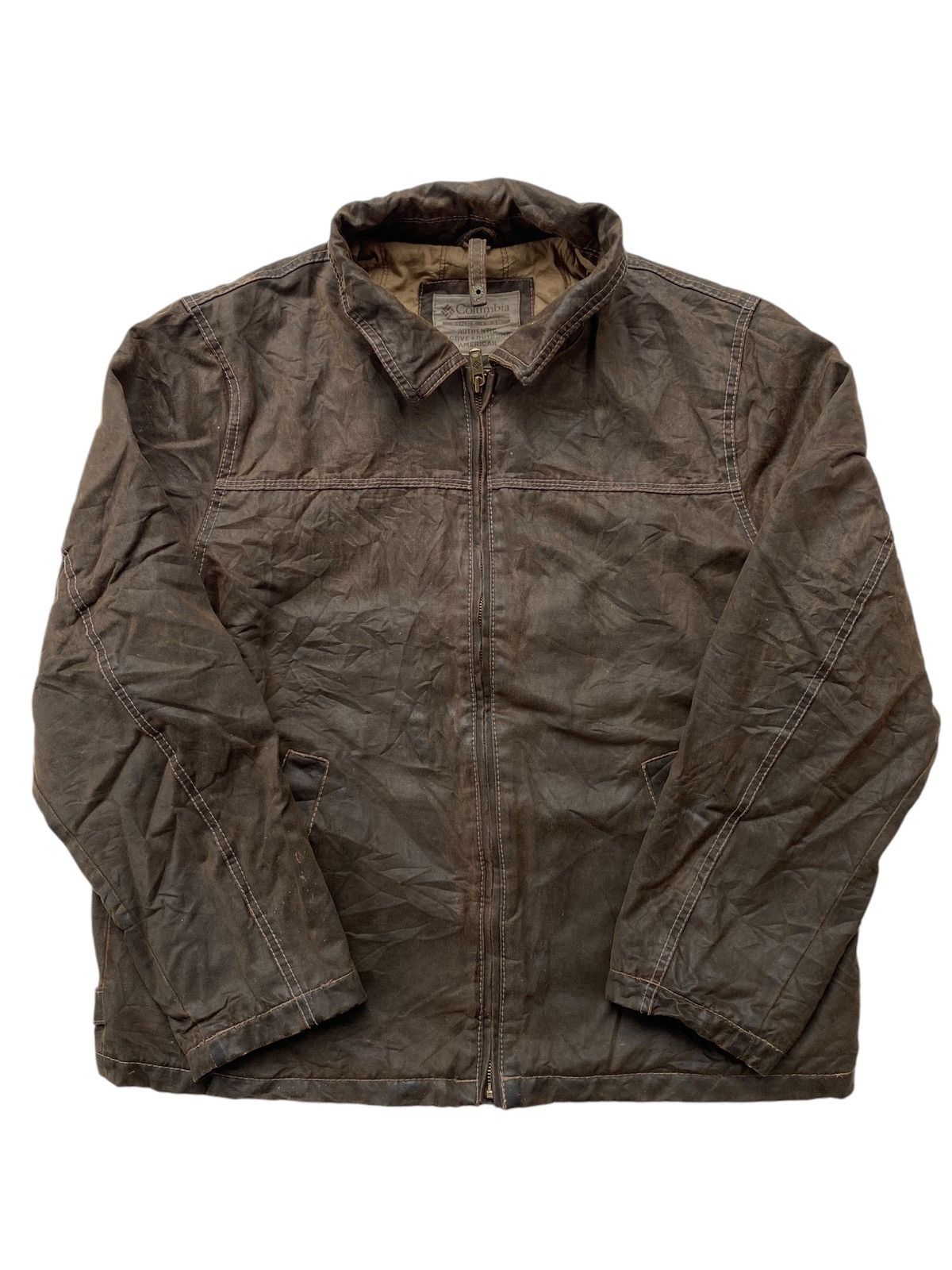 Columbia Vtg Columbia Leather Jacket Size US M / EU 48-50 / 2 - 1 Thumbnail