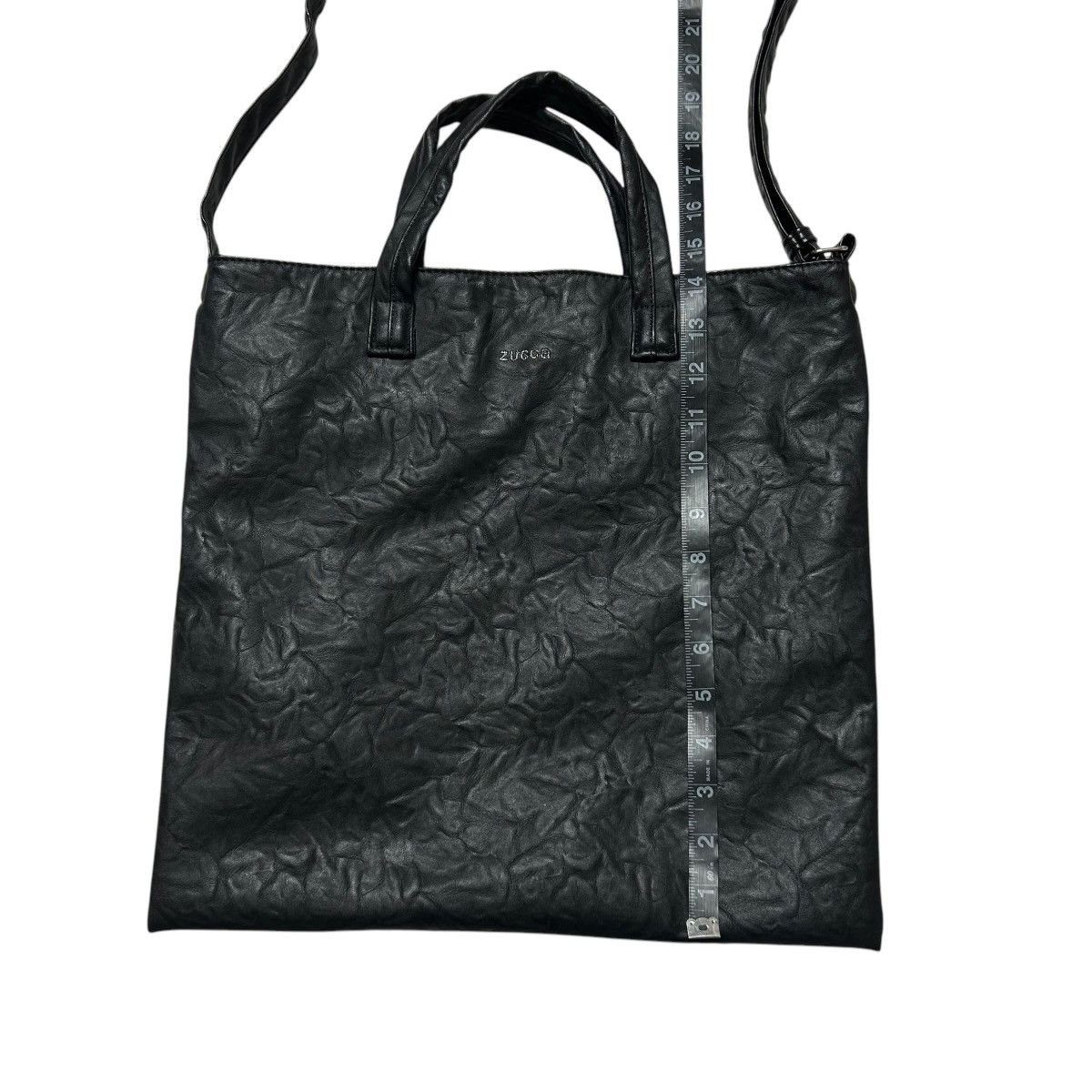 CABANE de ZUCCa 328 00s Cabane de zucca black 2way wrinkled faux leather bag Size ONE SIZE - 16 Thumbnail