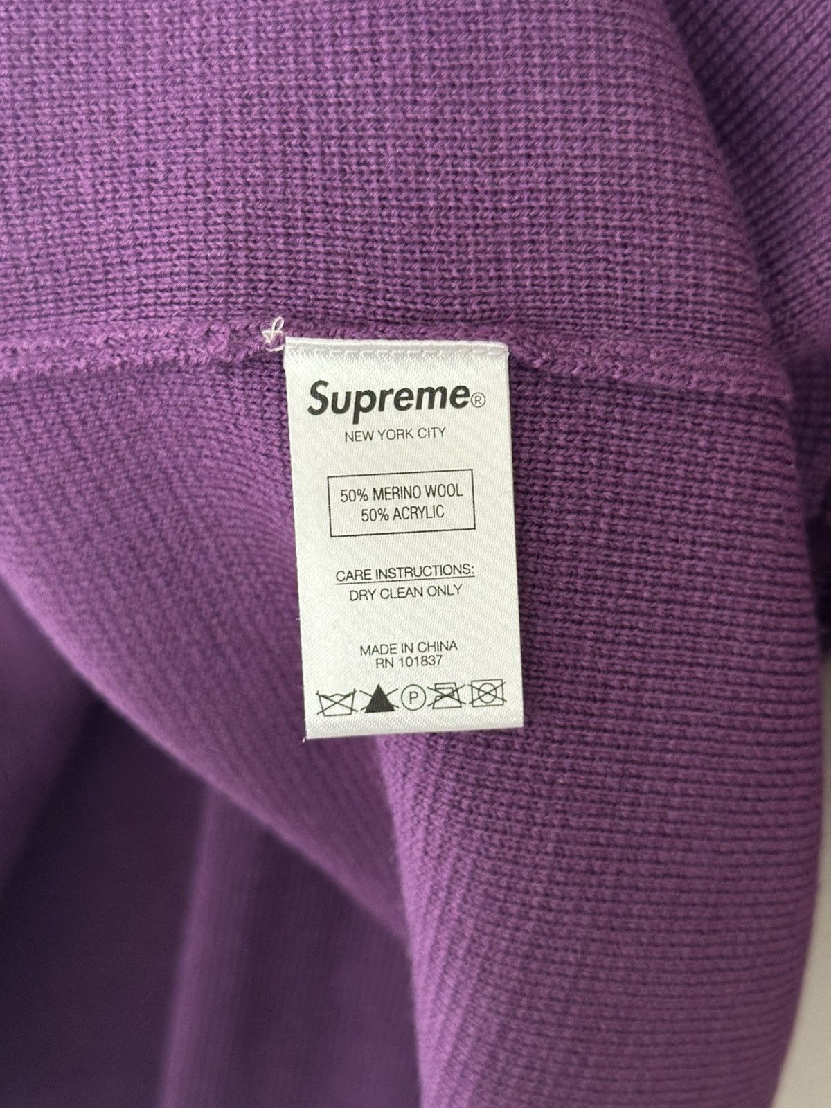 Supreme Supreme Logo Trim Zip Up Cardigan (SS21) Size US M / EU 48-50 / 2 - 5 Thumbnail