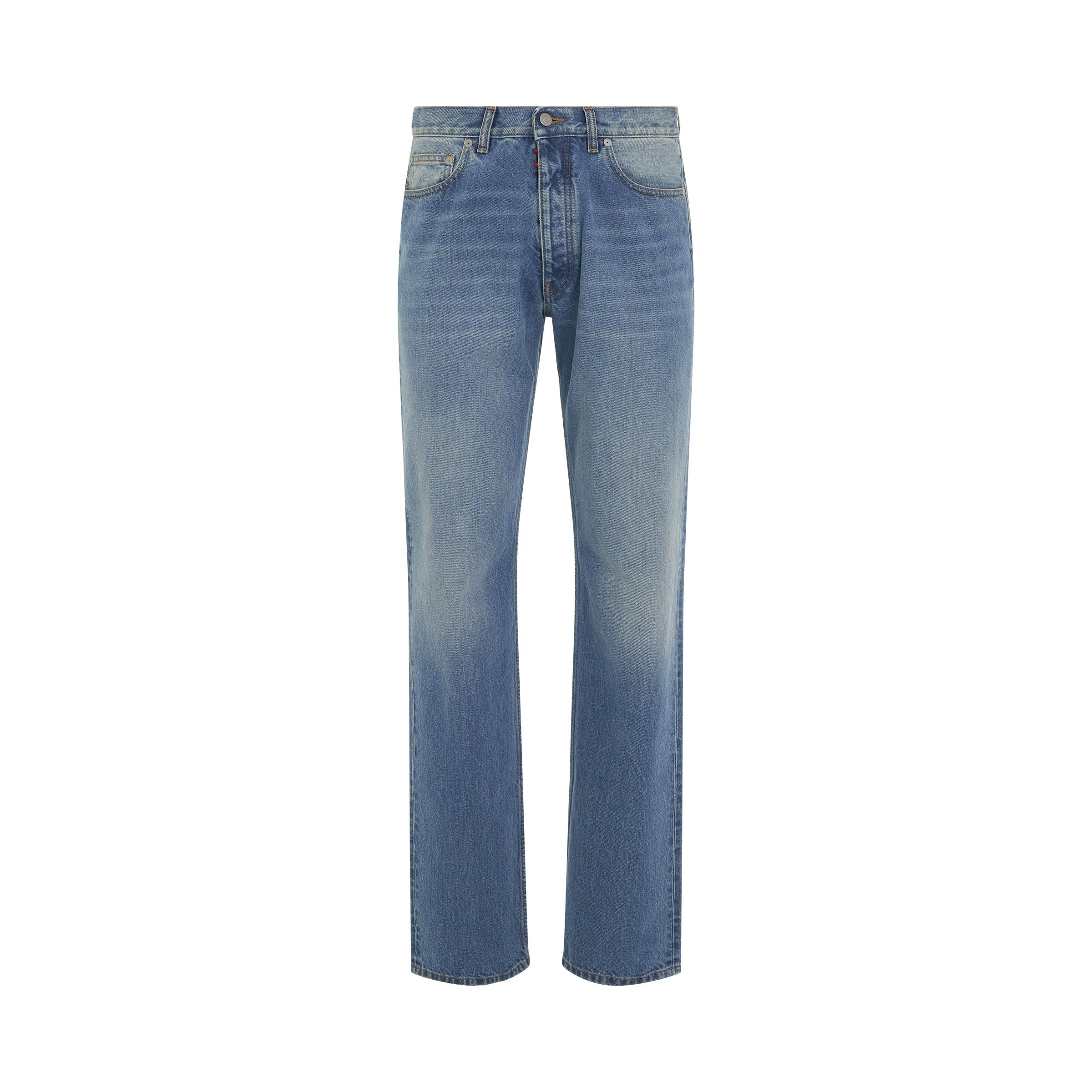 Maison Margiela o1mris0824 Denim Jeans in Blue Size US 31 - 1 Thumbnail