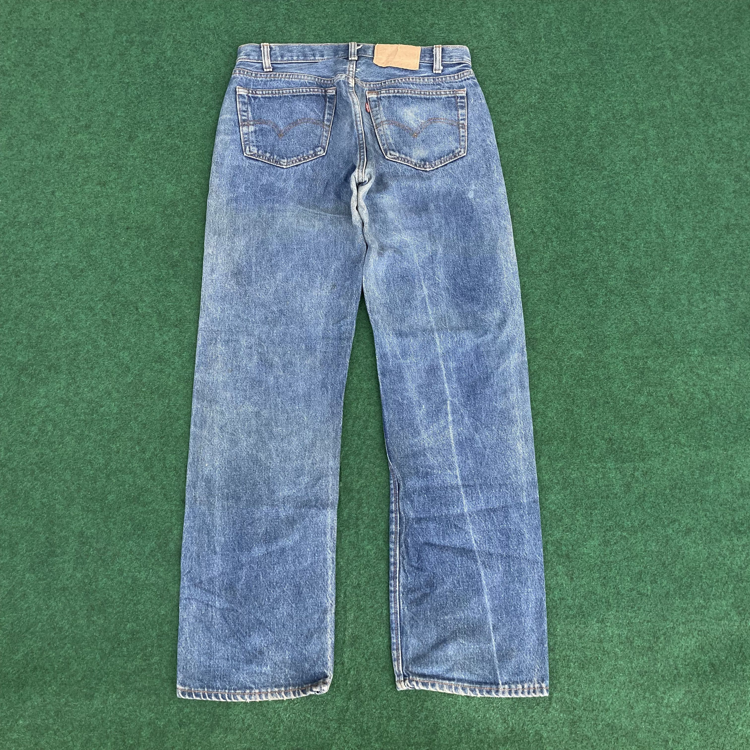 Levi's × Vintage Vtg Levis 501 Faded Blue 80s Jeans Size US 31 - 10 Thumbnail
