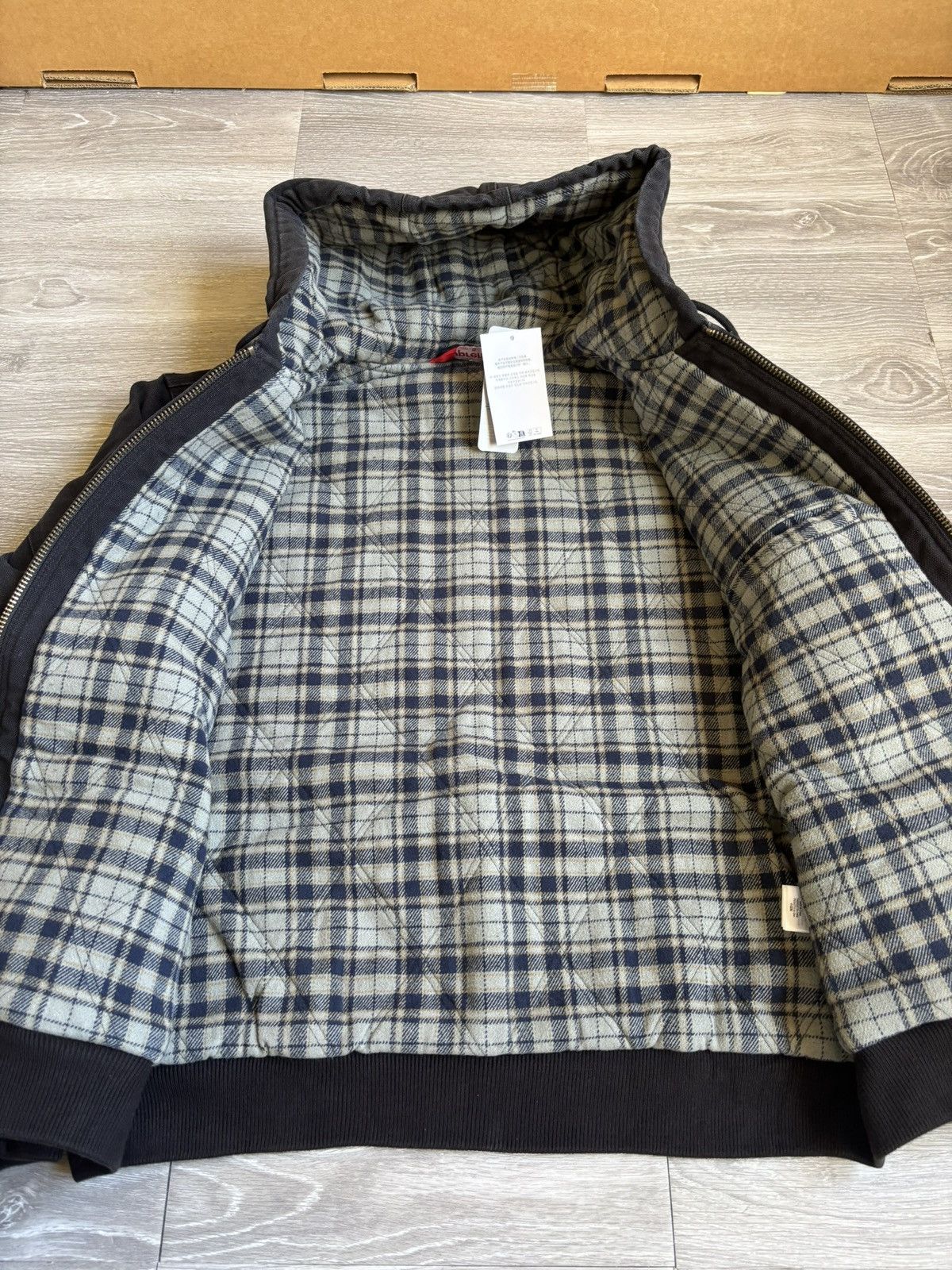 Supreme Supreme Reflective Arc Hooded Work Jacket Black FW25 Size US S / EU 44-46 / 1 - 10 Thumbnail