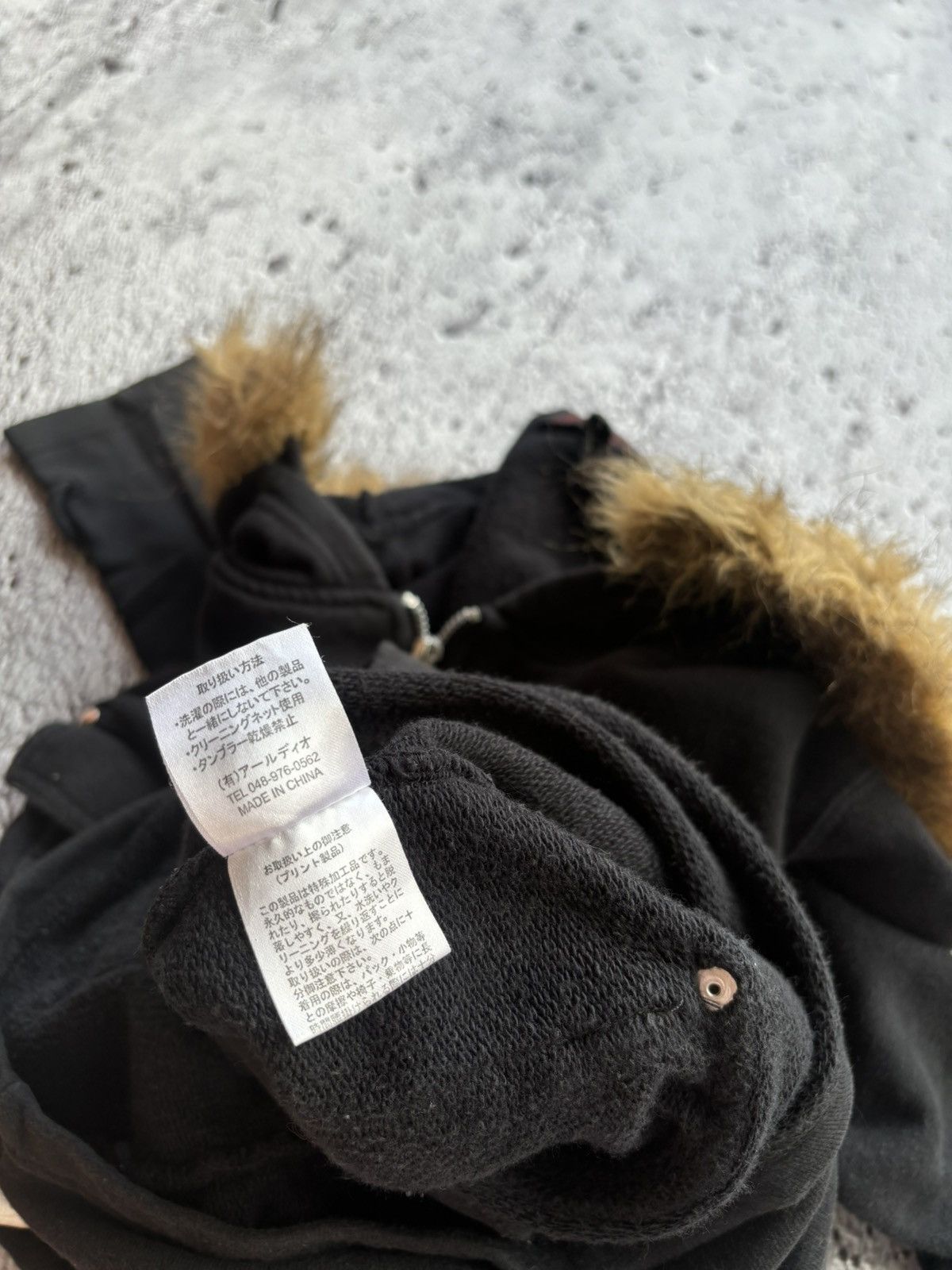 If Six Was Nine Y2k Deorat poem lgb punk style Fur hoodie Size US M / EU 48-50 / 2 - 8 Thumbnail