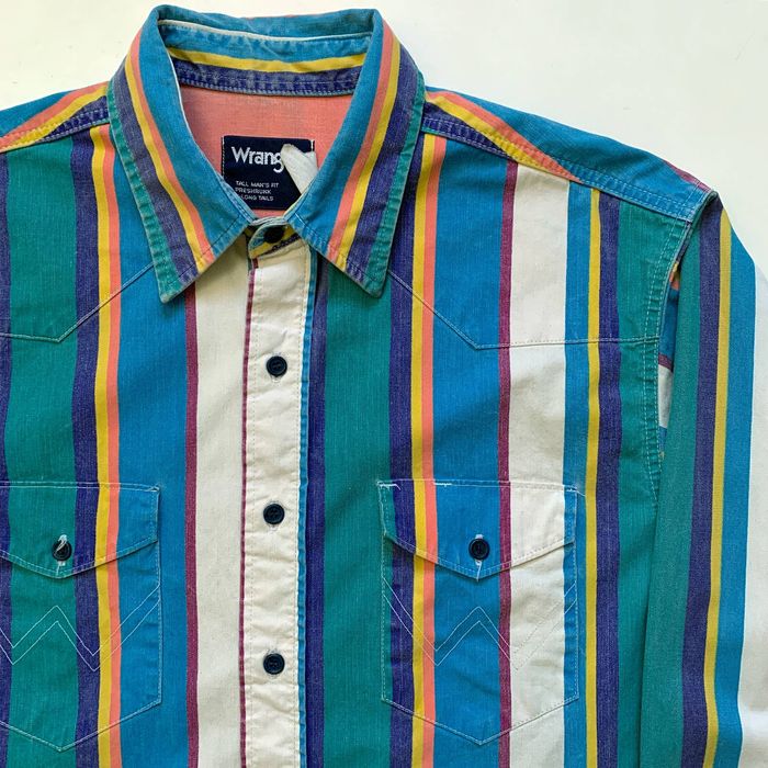 Wrangler 1990s Wrangler Brushpopper Western Shirt | Grailed