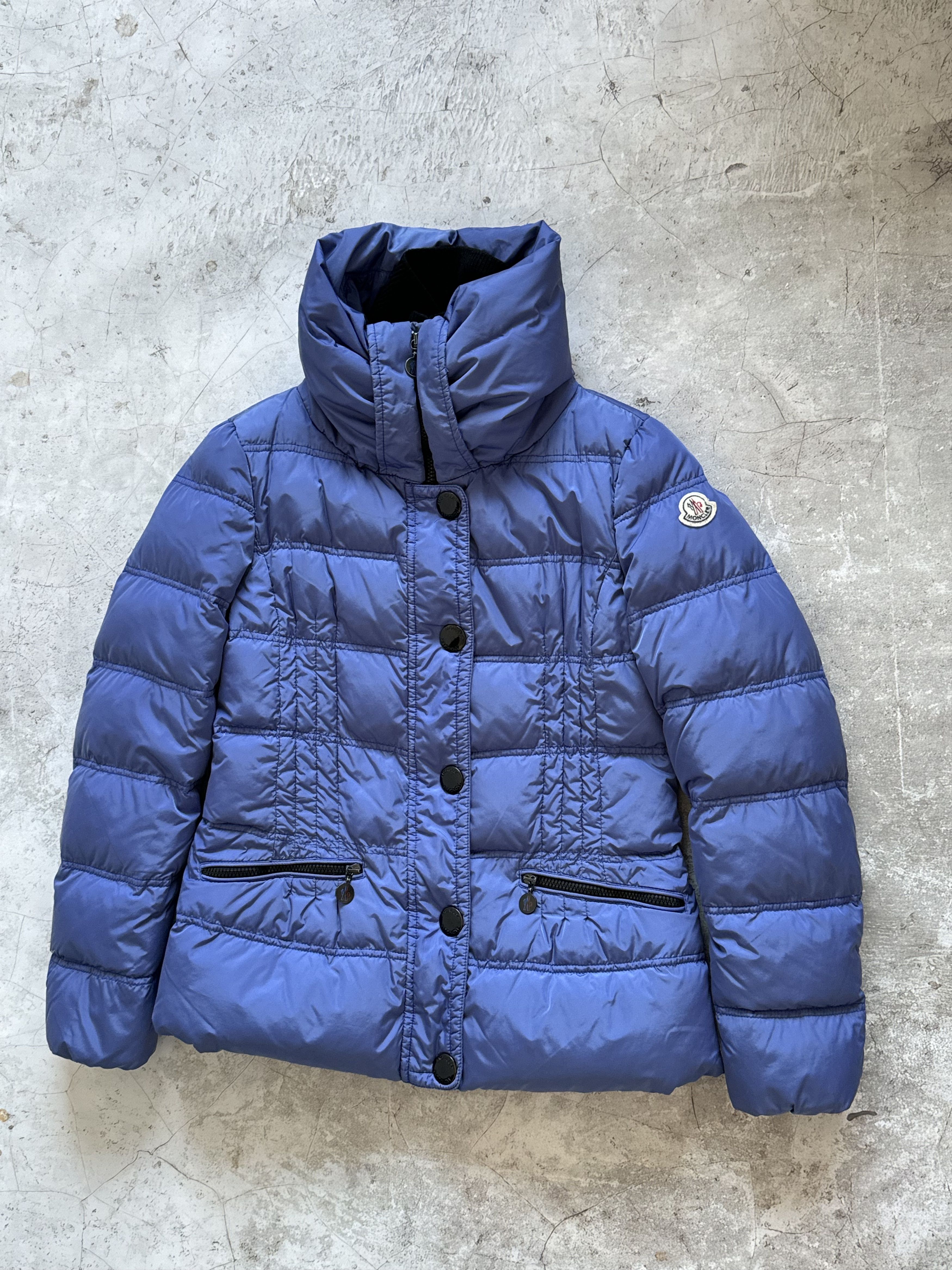 Moncler moncler vosges blue puffer jacket Size L / US 10 / IT 46 - 1 Thumbnail