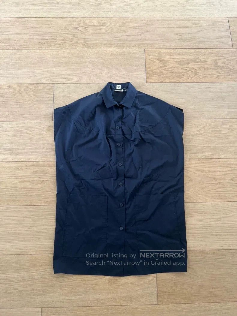 Hermes Hermes Dark blue long-sleeve shirt dress Size XXS / US 00 / IT 34 - 3 Thumbnail