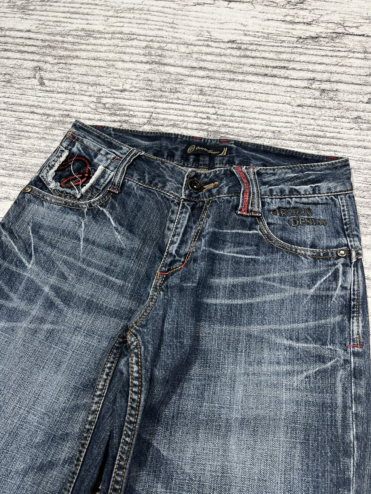 Number (N)ine × Undercover 2000s Archival Y's Hysteric Cdg Japanese Flare Jeans y2k Lgb Size US 28 / EU 44 - 4 Thumbnail