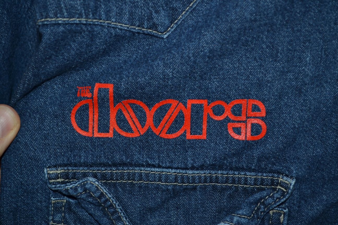 Band Tees × Vintage × Wrangler The Doors Wrangler Denim Shirt L Size US L / EU 52-54 / 3 - 6 Thumbnail