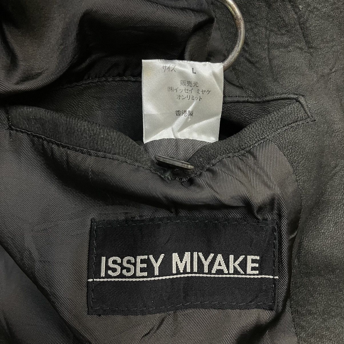 Issey Miyake Vintage Issey Miyake coat leather jacket Size US L / EU 52-54 / 3 - 15 Thumbnail