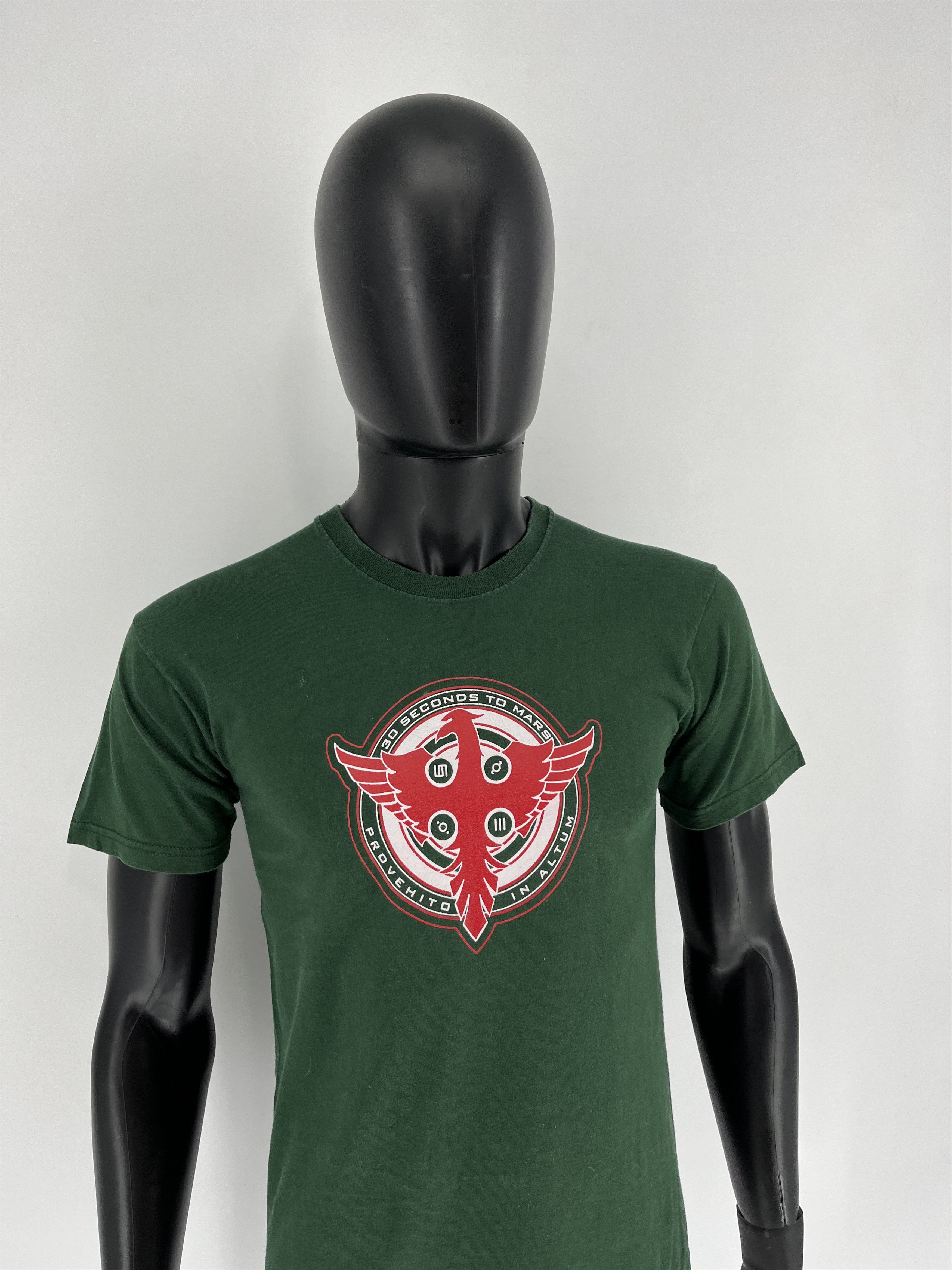 Band Tees Vintage Y2K 30 SECONDS TO MARS Tour T-Shirt 2010 Size US S / EU 44-46 / 1 - 4 Thumbnail