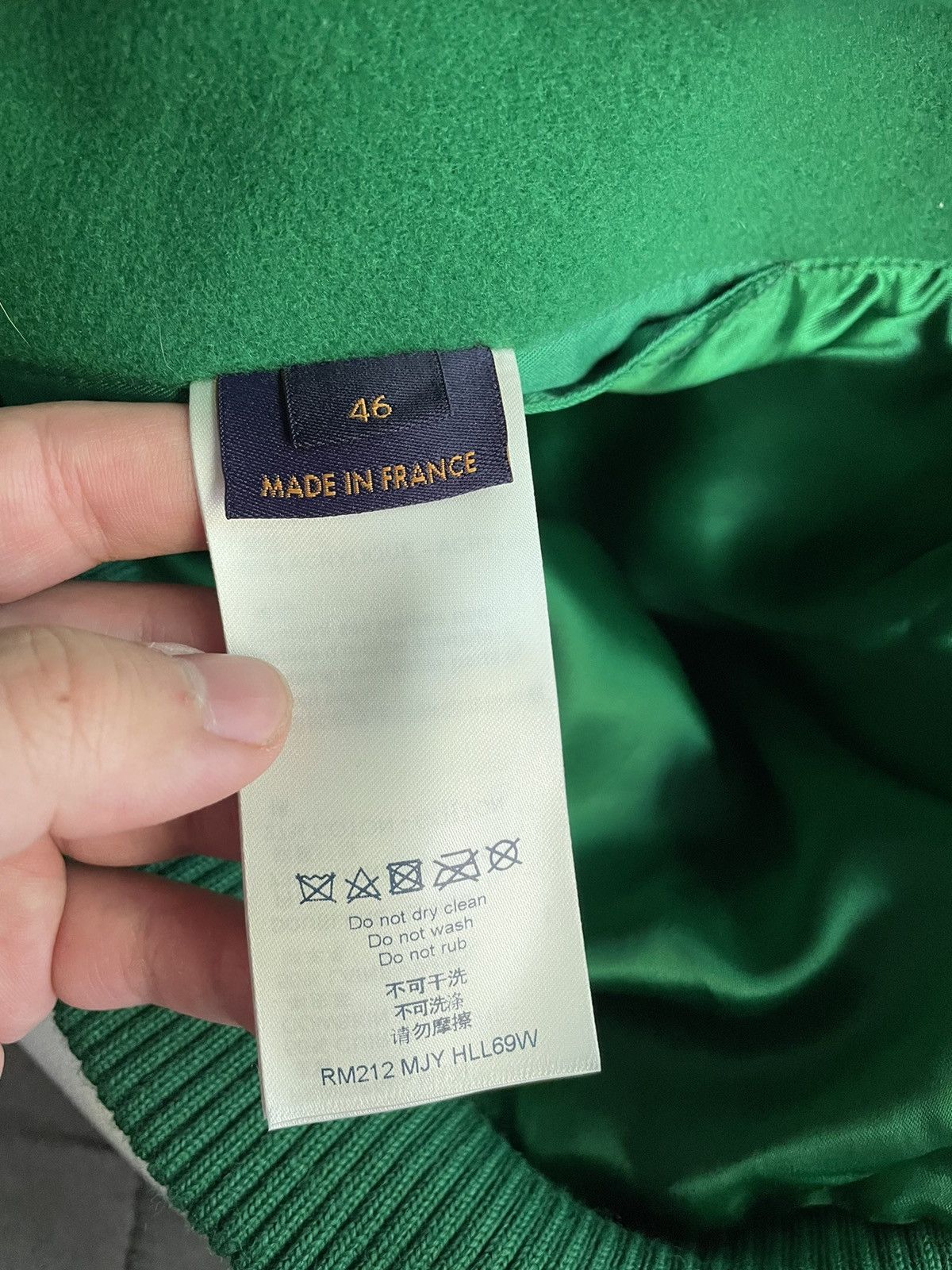 Louis Vuitton Louis Vuitton Green Patches Purist v. Tourist Varsity Jacket Size US S / EU 44-46 / 1 - 11 Thumbnail