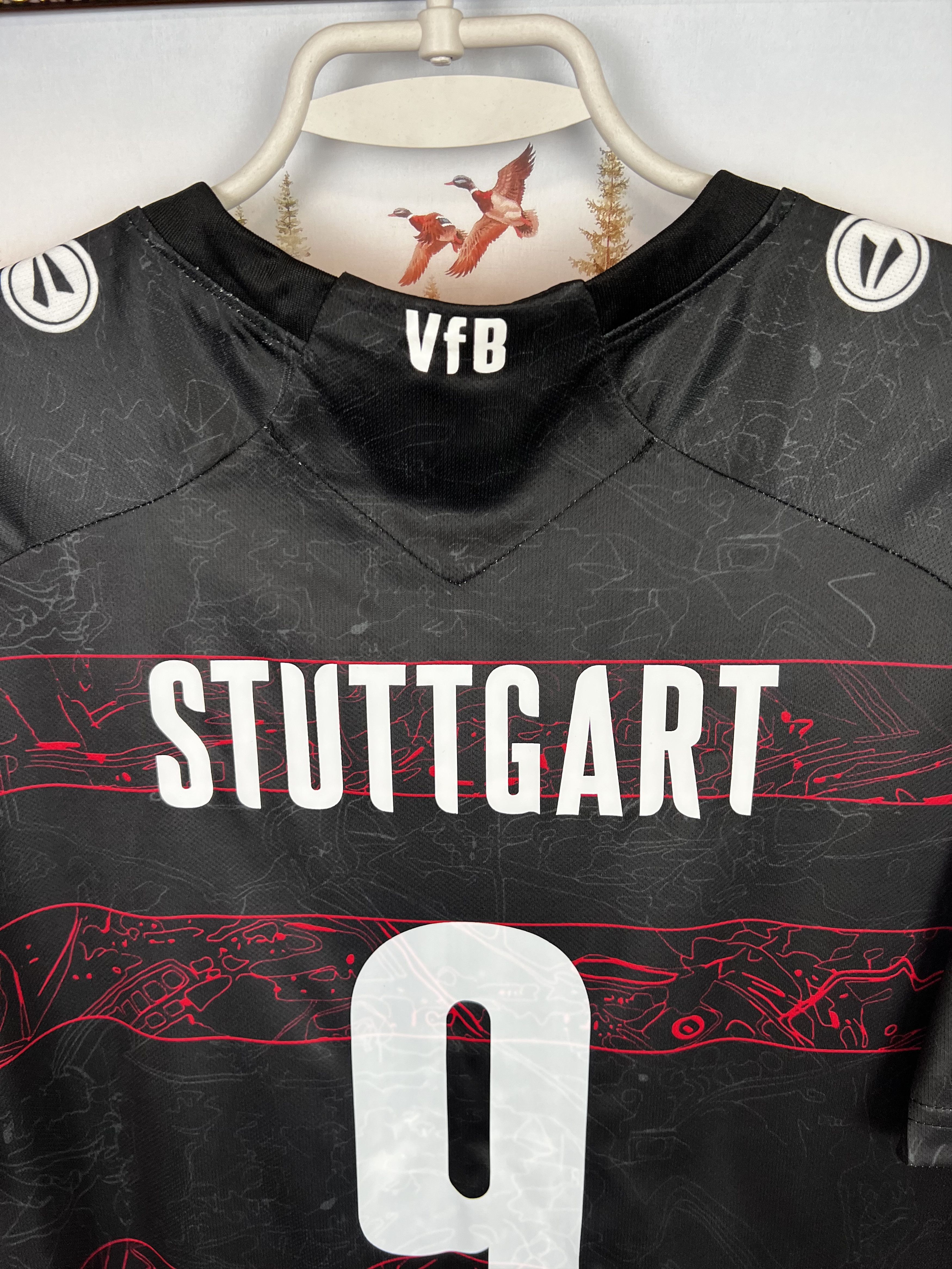 Stuttgart 2020 Jako Football Shirt #9 Kalajdzic Soccer Tee