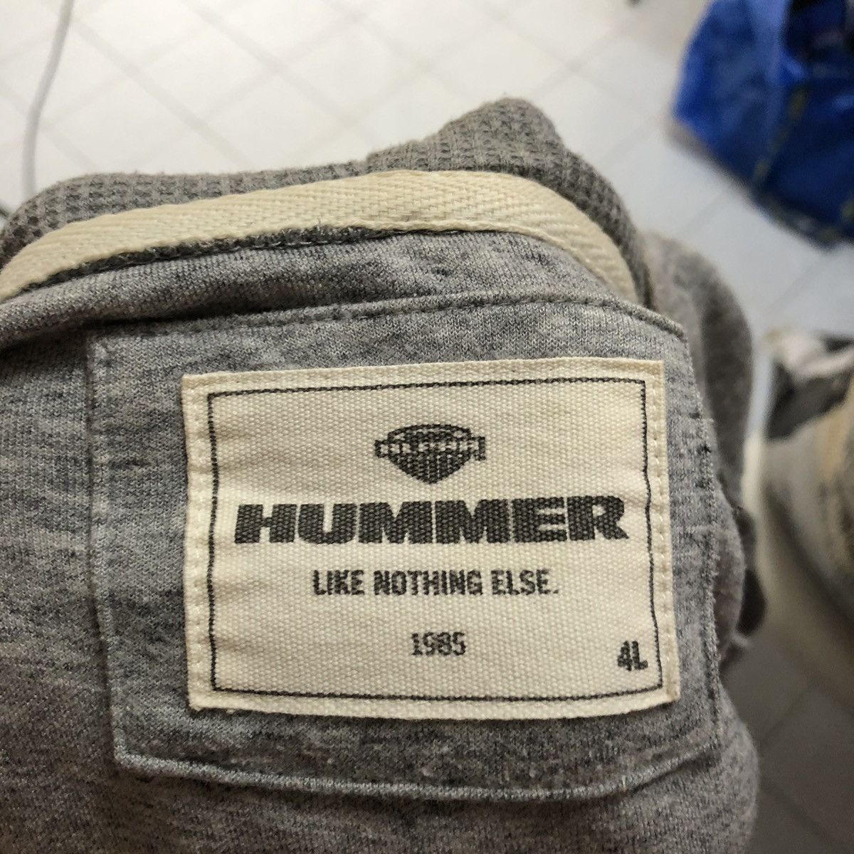 Japanese Brand Hummer vintage Grey Hoodie cardigan sweater #A228 Size US XL / EU 56 / 4 - 15 Thumbnail