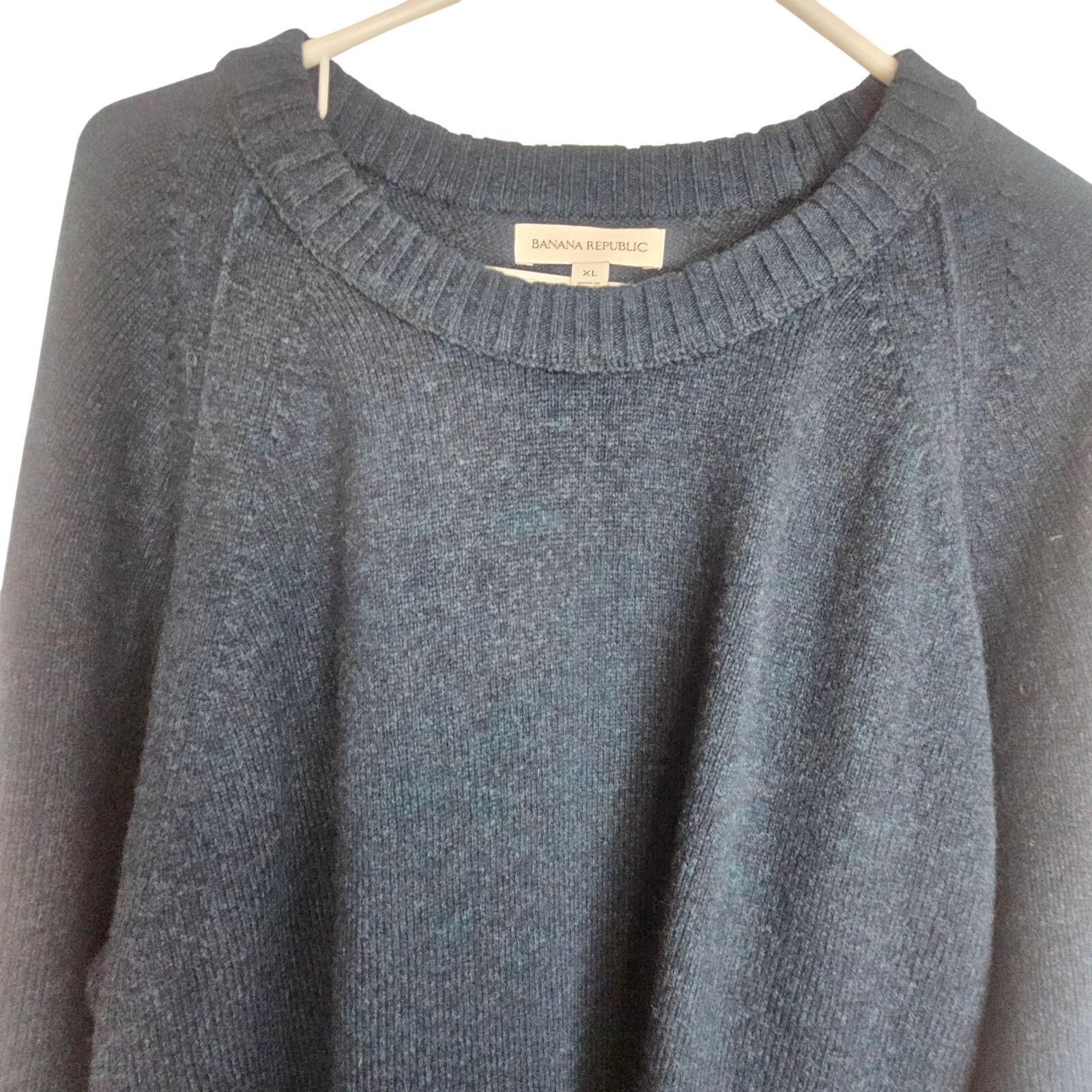 Banana Republic Banana Republic Mens Wool Pullover Sweater Sz XL Minimalist Size US XL / EU 56 / 4 - 2 Thumbnail