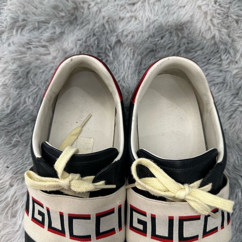 Gucci Gucci Ace Leather Stripe Low-Top Sneakers - Size US 9 / EU 42 - 8 Thumbnail