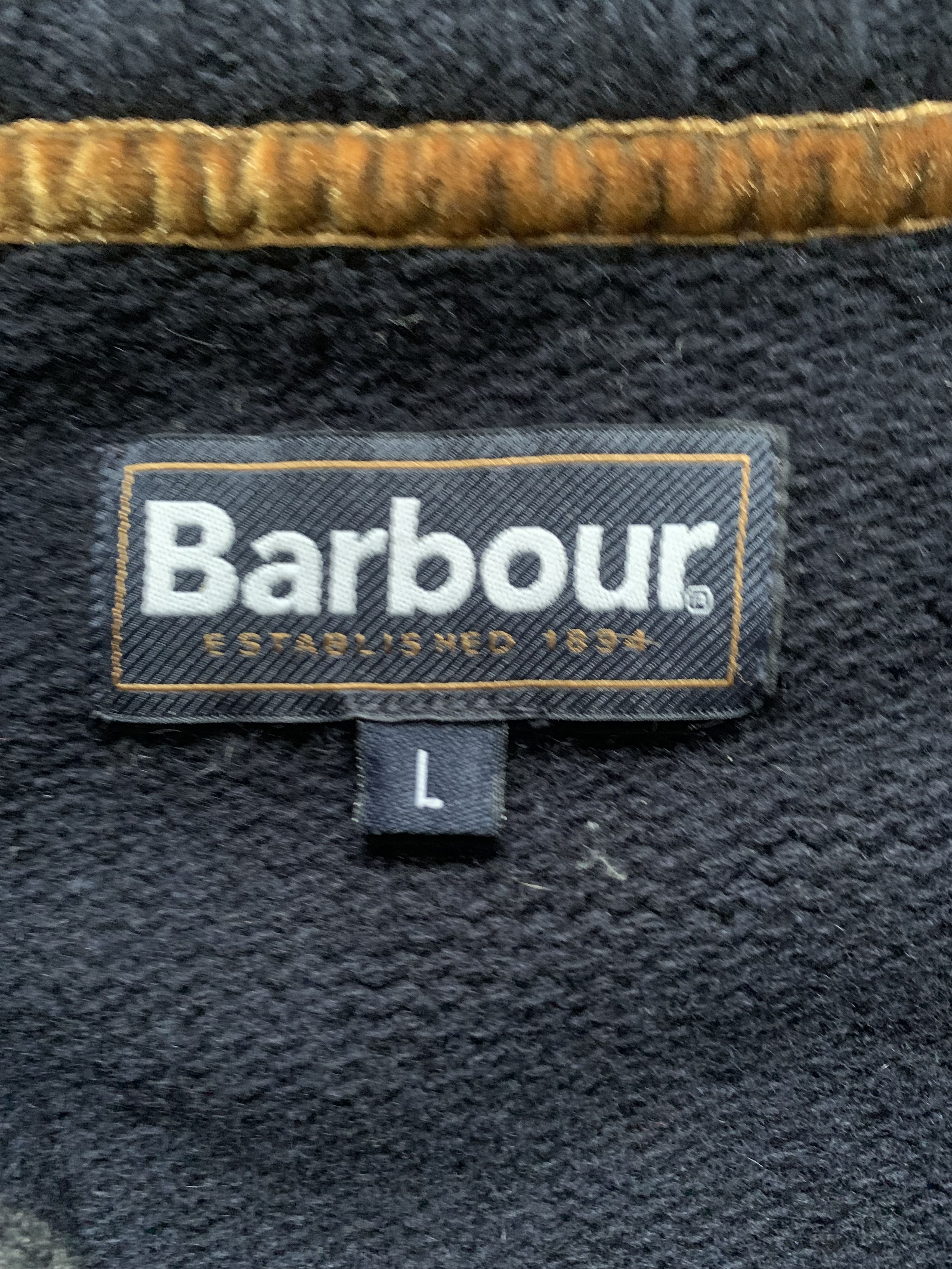 Barbour Barbour Essential Chunky Half Button Wool Knit Sweater Size US L / EU 52-54 / 3 - 5 Thumbnail