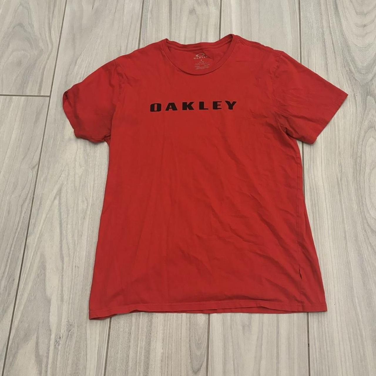 Oakley × Vintage Oakley Red Tee Size US XL / EU 56 / 4 - 2 Thumbnail