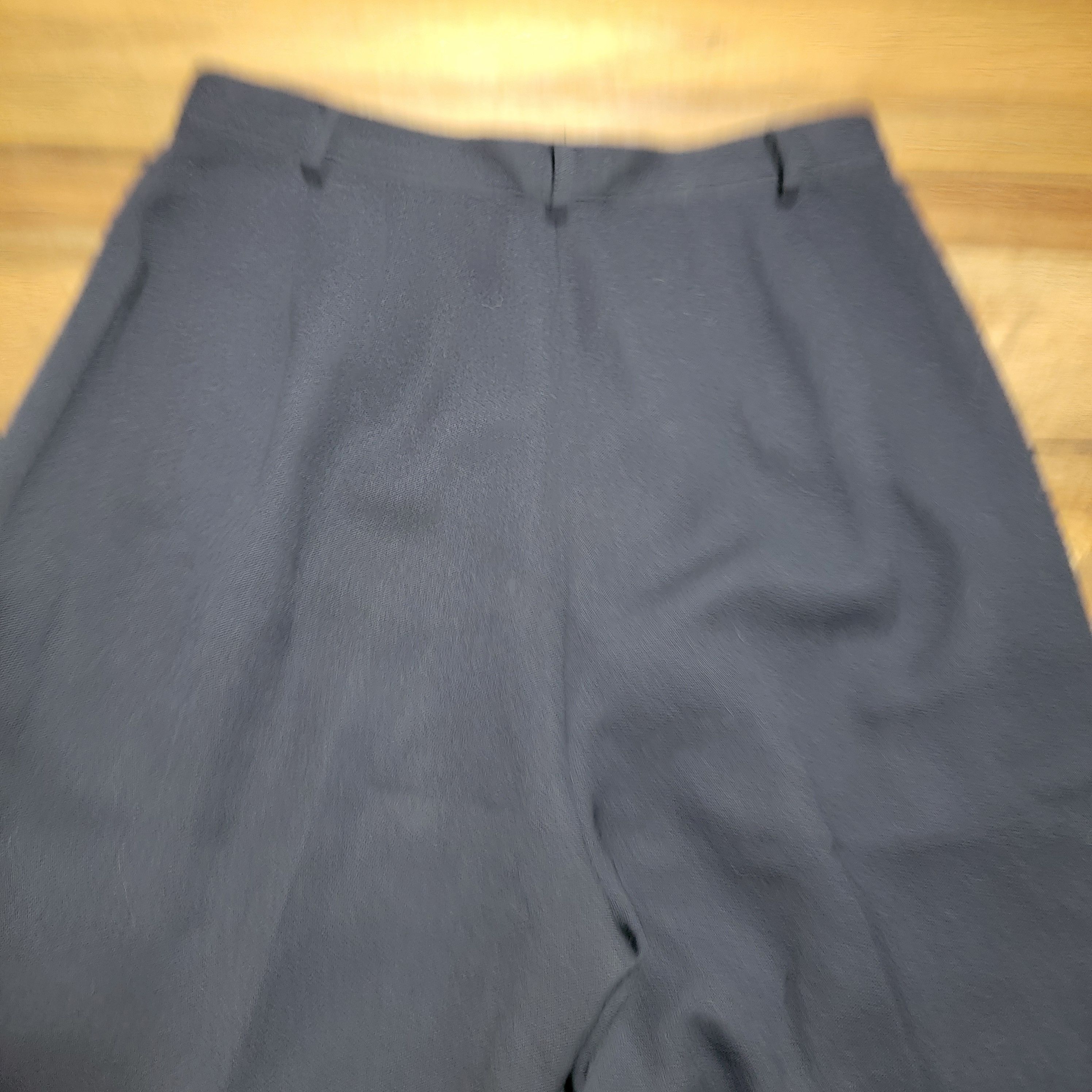 Other Kasper & Company ASL 100% Wool Slacks Black - Size 8 Petite Size 27" / US 4 / IT 40 - 4 Thumbnail