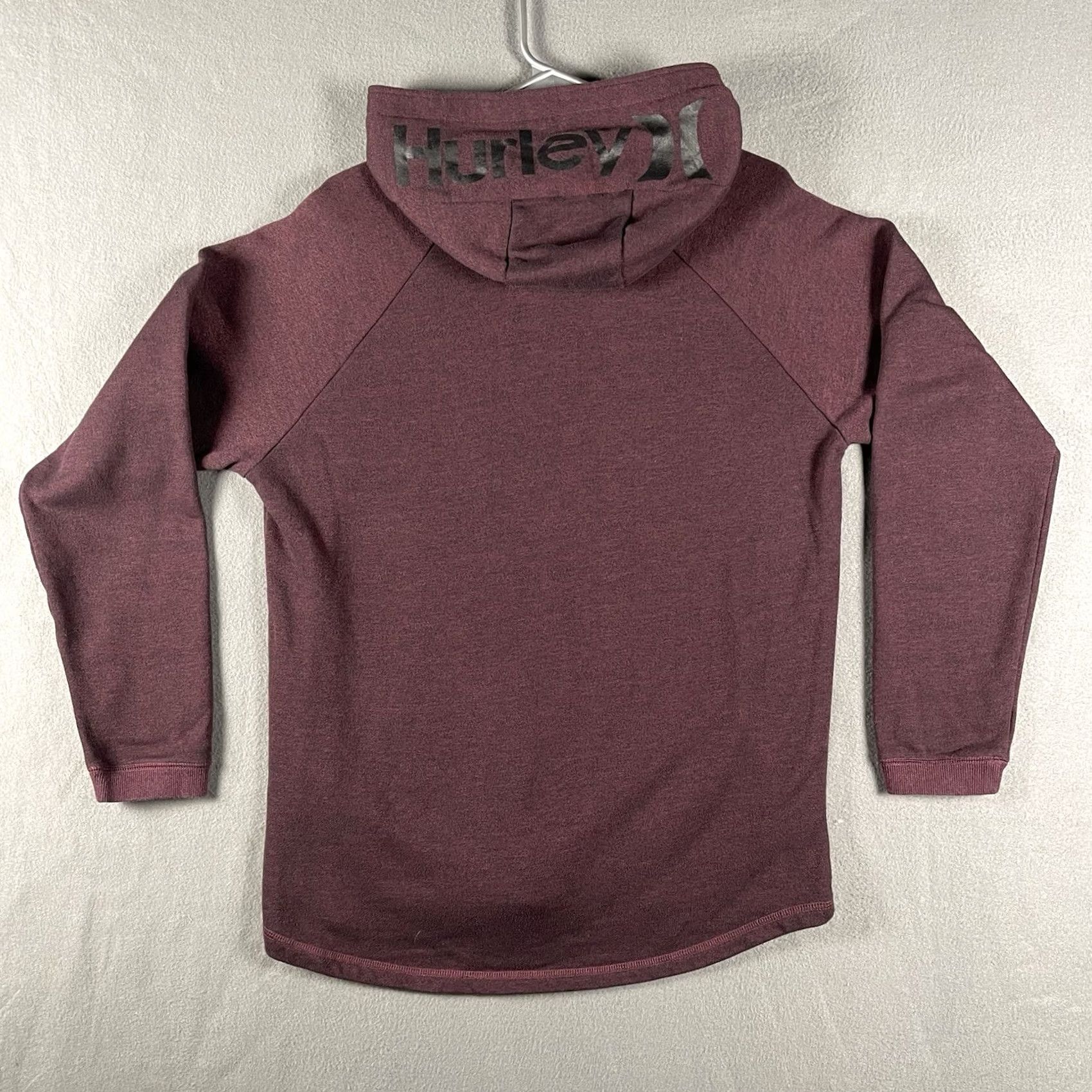 Hurley Hurley Lightweight Hoodie Mens Size M Blue Heathered Pullover Long Sleeve Crew Neck Logo All Seasons Lightweight Hooded Size US M / EU 48-50 / 2 - 7 Thumbnail