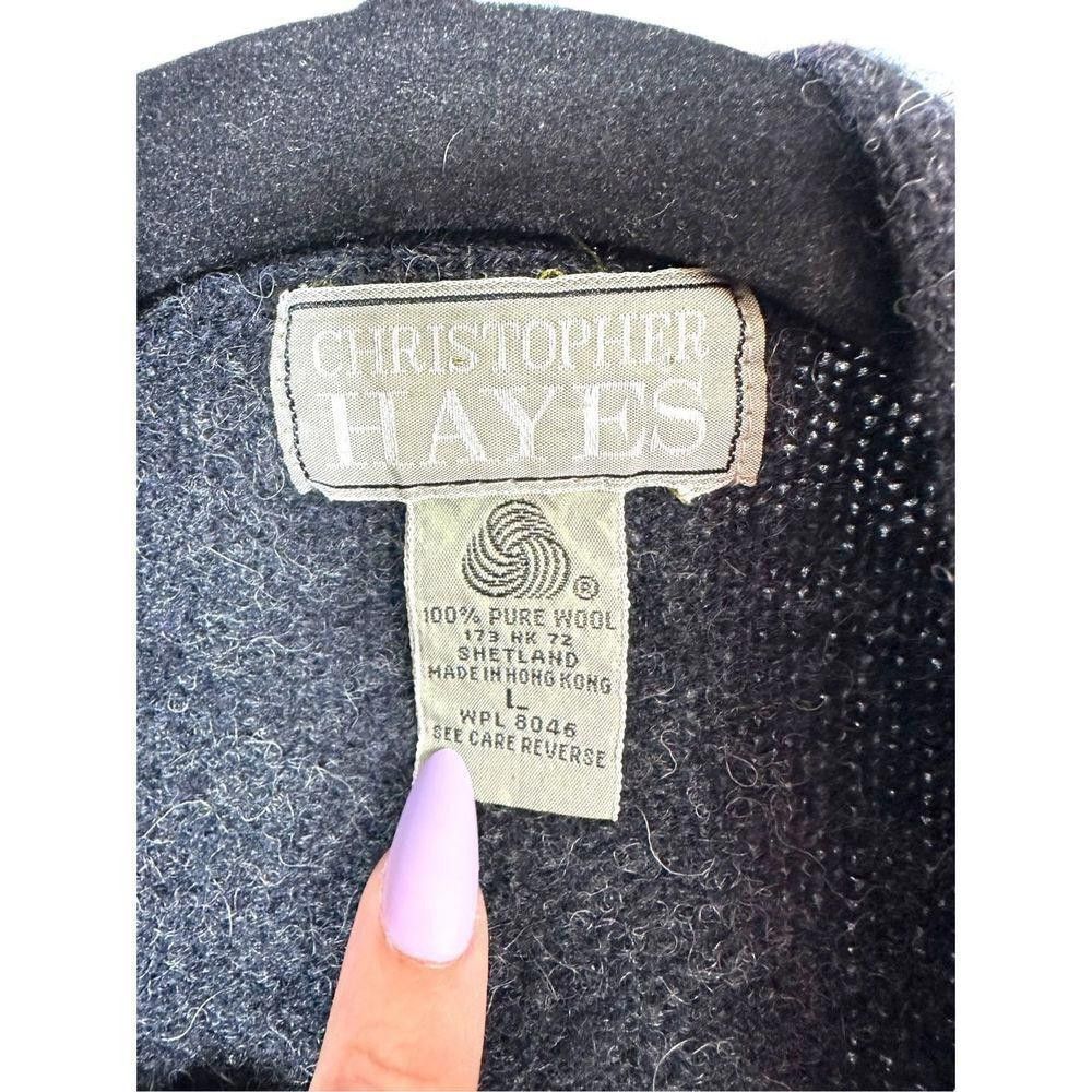 Designer Vintage Christopher Hayes Wool Button Vest L Size US L / EU 52-54 / 3 - 2 Thumbnail