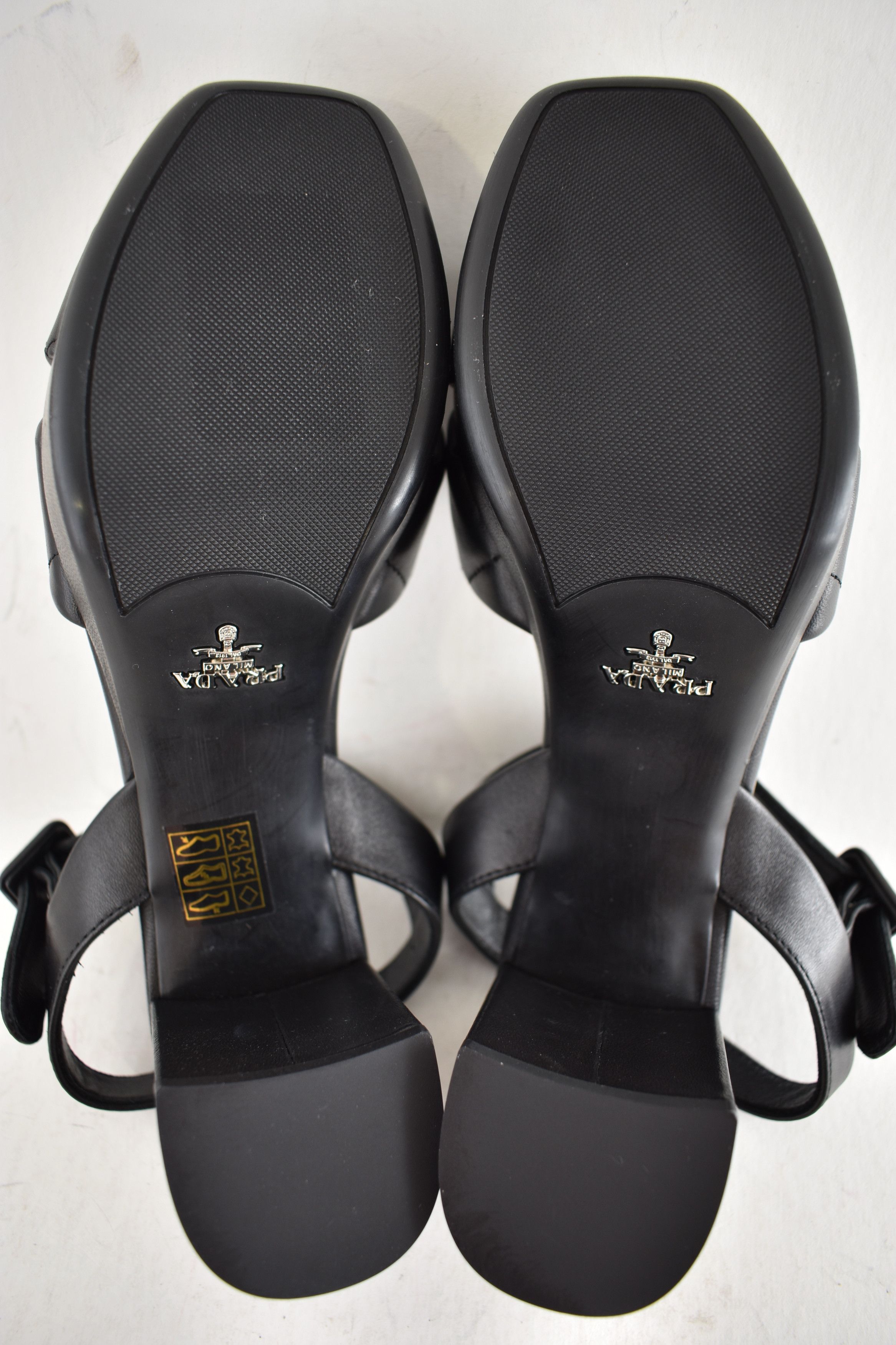 Prada Prada 65mm Quilted Platform Sandal Ankle Strap Block Heel 38 Size US 8 / IT 38 - 19 Thumbnail