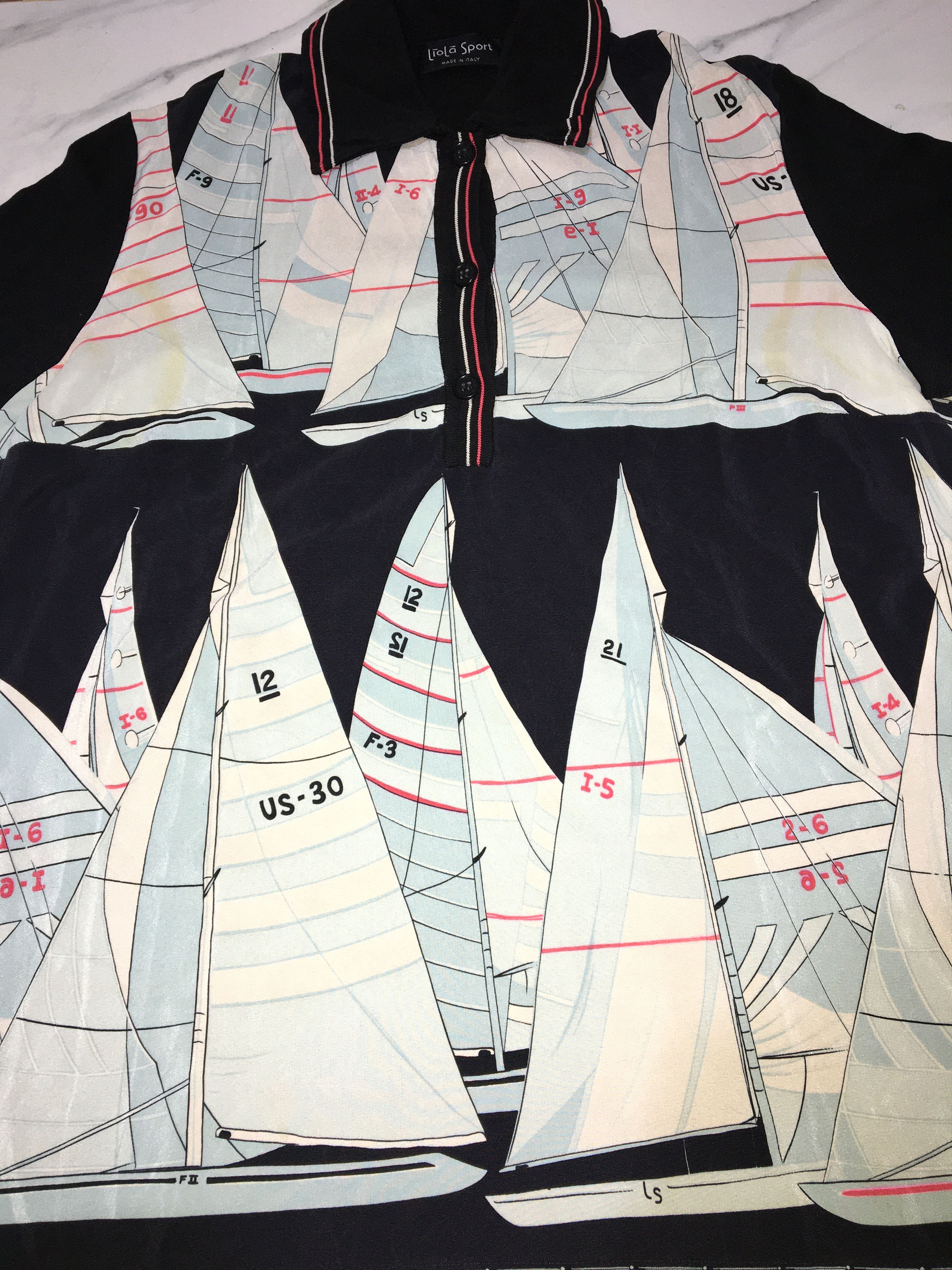 Designer LIOLA SPORT POLO SHIRT Size US L / EU 52-54 / 3 - 2 Thumbnail