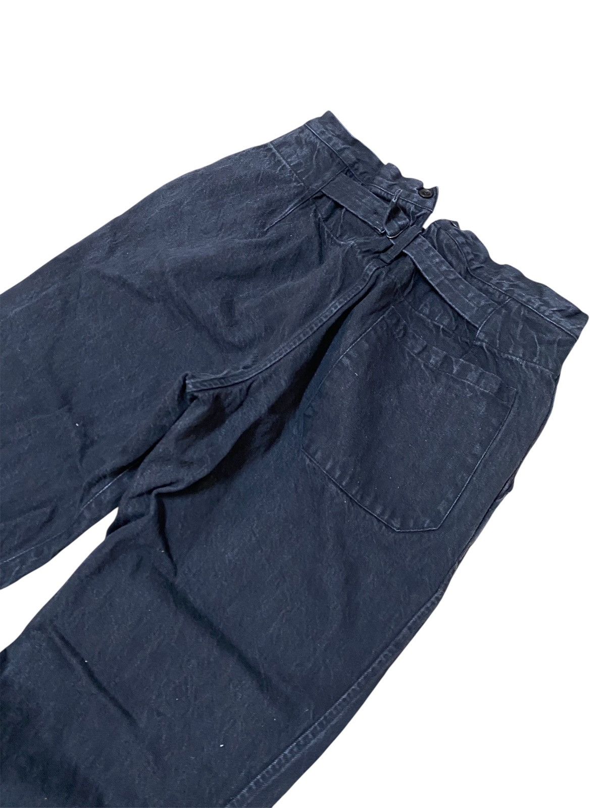 Comoli Comoli us navy style pants buckle back Size US 29 - 4 Thumbnail