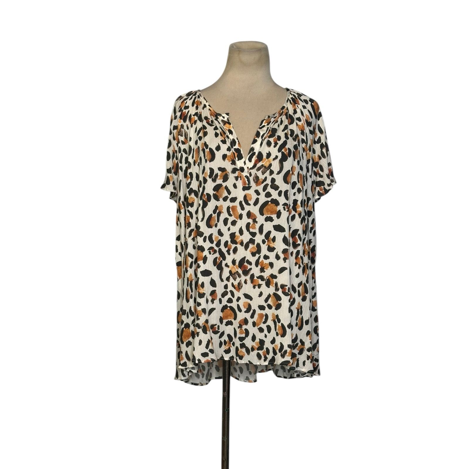 Show Me Your MuMu Show Me Your Mumu animal print tunic blouse size Medium Size M / US 6-8 / IT 42-44 - 6 Thumbnail