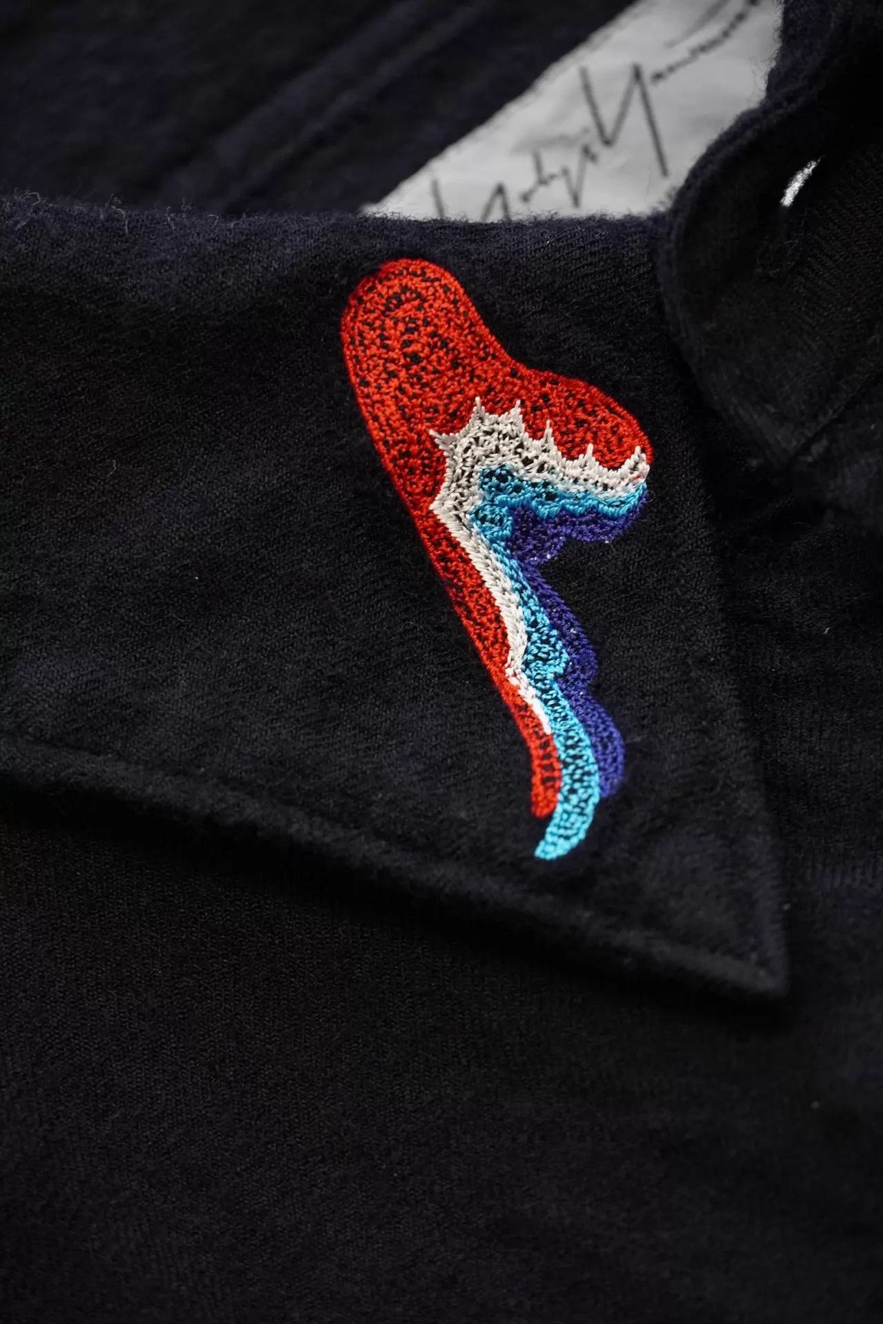 Yohji Yamamoto Yohji Yamamoto 02AW Wings Embroidered Shirt Size 3 Size US L / EU 52-54 / 3 - 5 Thumbnail