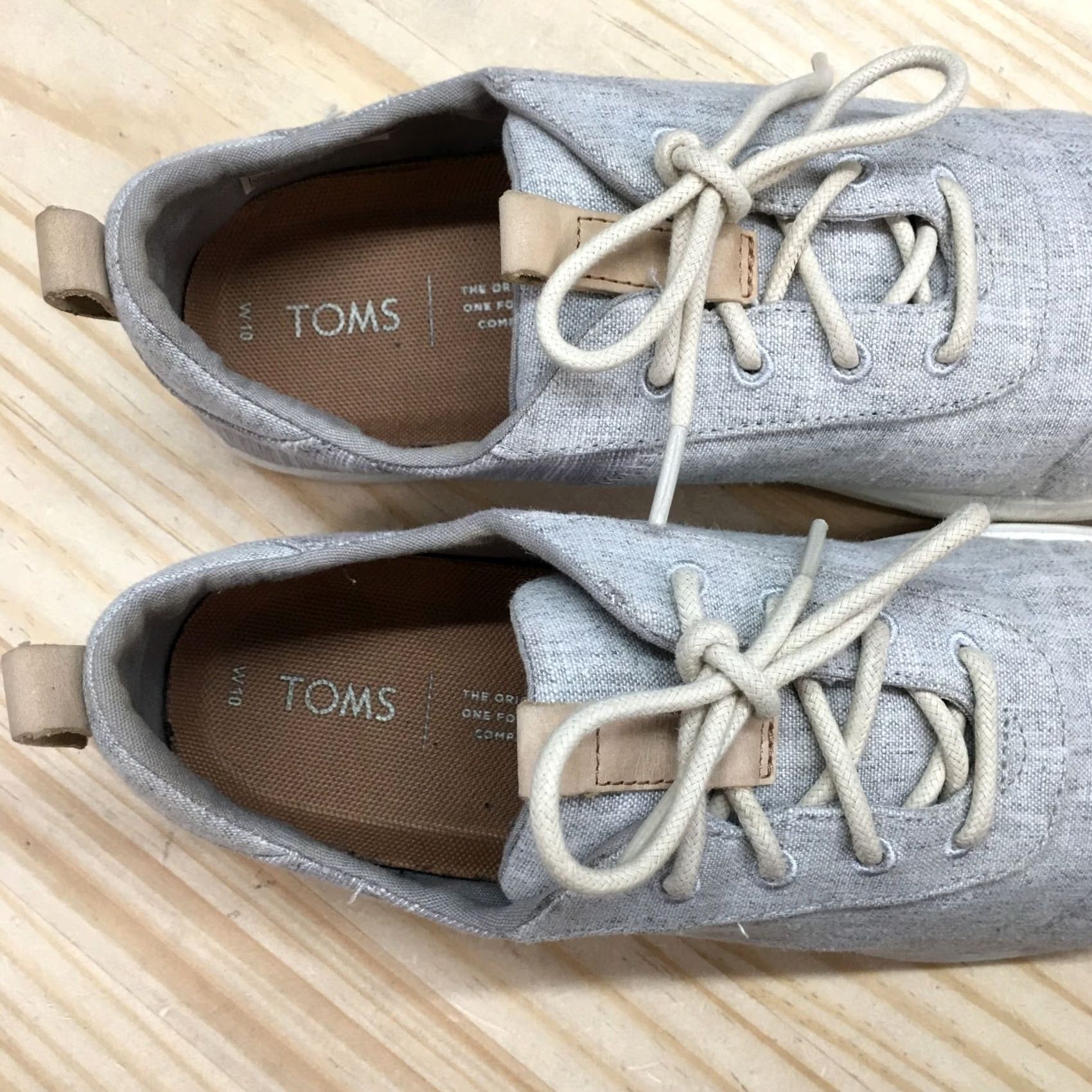 Toms Toms Cabrillo Sneakers Shoes Womens 10 Gray Walking Low Top Lace Up 10011751 Size L / US 10 / IT 46 - 5 Thumbnail