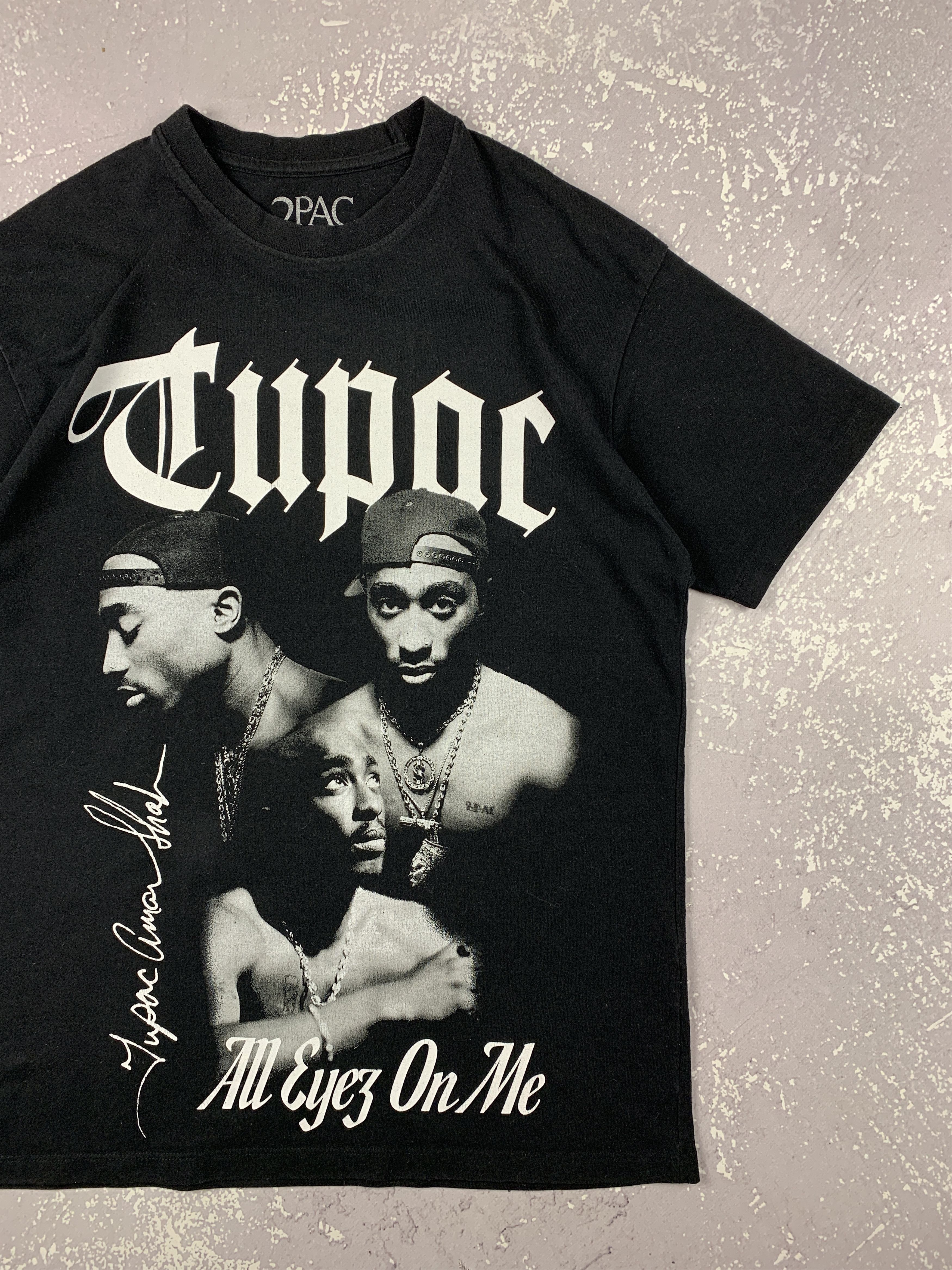Band Tees × Rap Tees × Vintage 1996 Vintage 2Pac Tupac All Eyez On Me Rap Tee Shirt Size US M / EU 48-50 / 2 - 2 Thumbnail