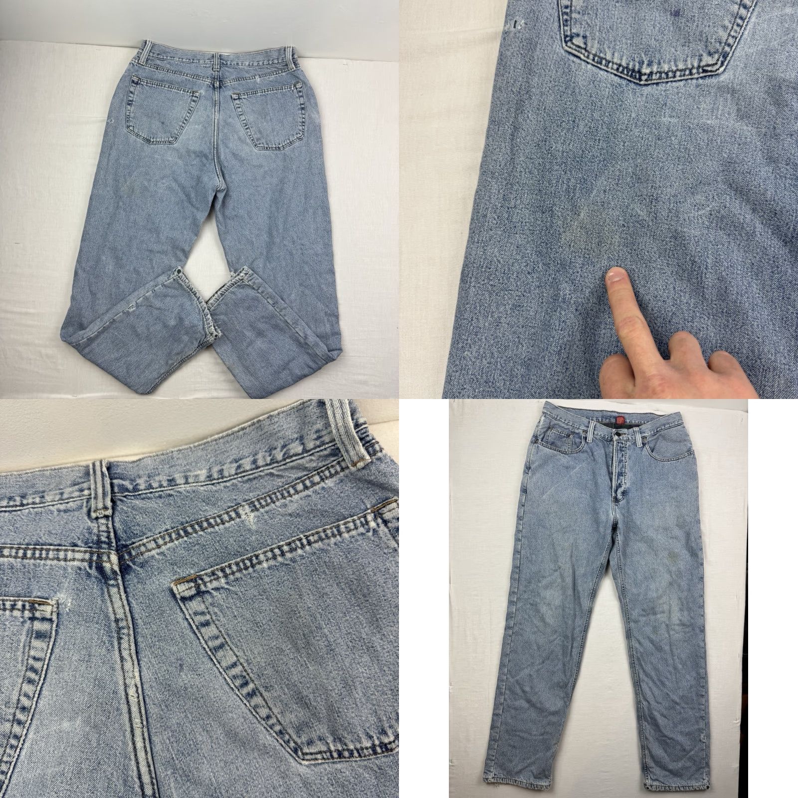 Banana Republic VINTAGE Banana Republic Jeans Men 36x33 Button Fly Lined Flannel Blue 90s USA Outdoor Straight Size US 36 / EU 52 - 11 Thumbnail