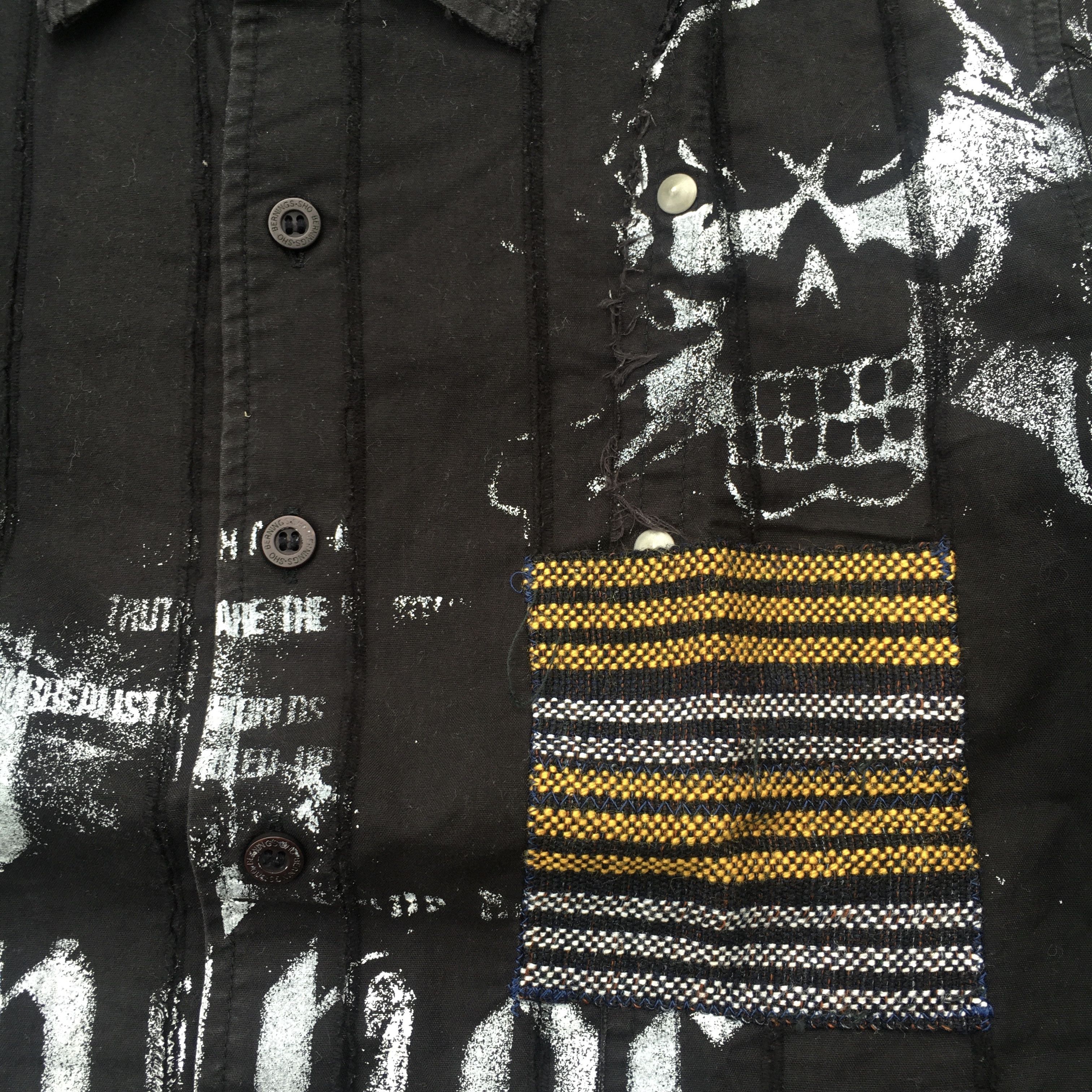 Japanese Brand Bernings sho poem shirt distressed Size US M / EU 48-50 / 2 - 5 Thumbnail