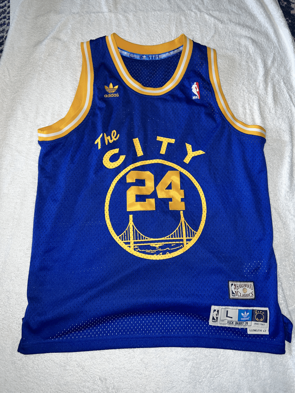 Adidas Adidas Rick Barry Golden State Warriors Jersey | Grailed