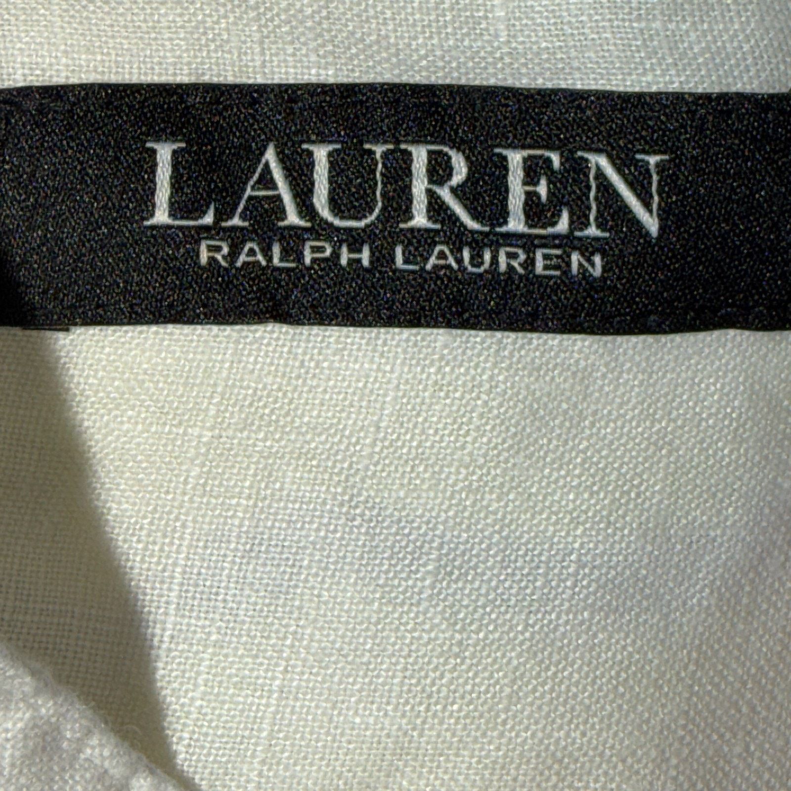 Lauren Ralph Lauren Lauren Ralph Lauren Tunic Womens XS White NWT 100% Linen Size XS / US 0-2 / IT 36-38 - 3 Thumbnail