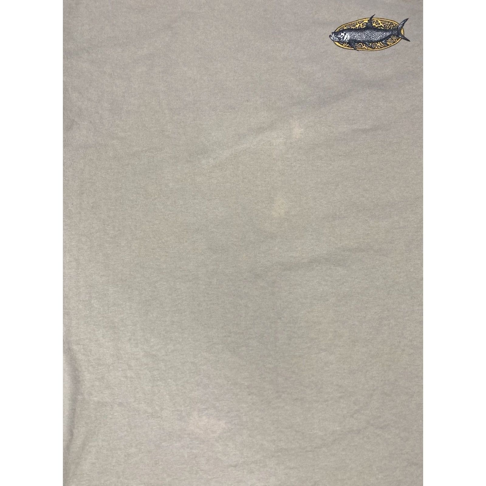 Vintage VINTAGE H Blue O Tarpon Fish Graphic T-shirt Men XXL Beige USA 90s Single Stitch Mens T-Shirt Size US XXL / EU 58 / 5 - 6 Thumbnail