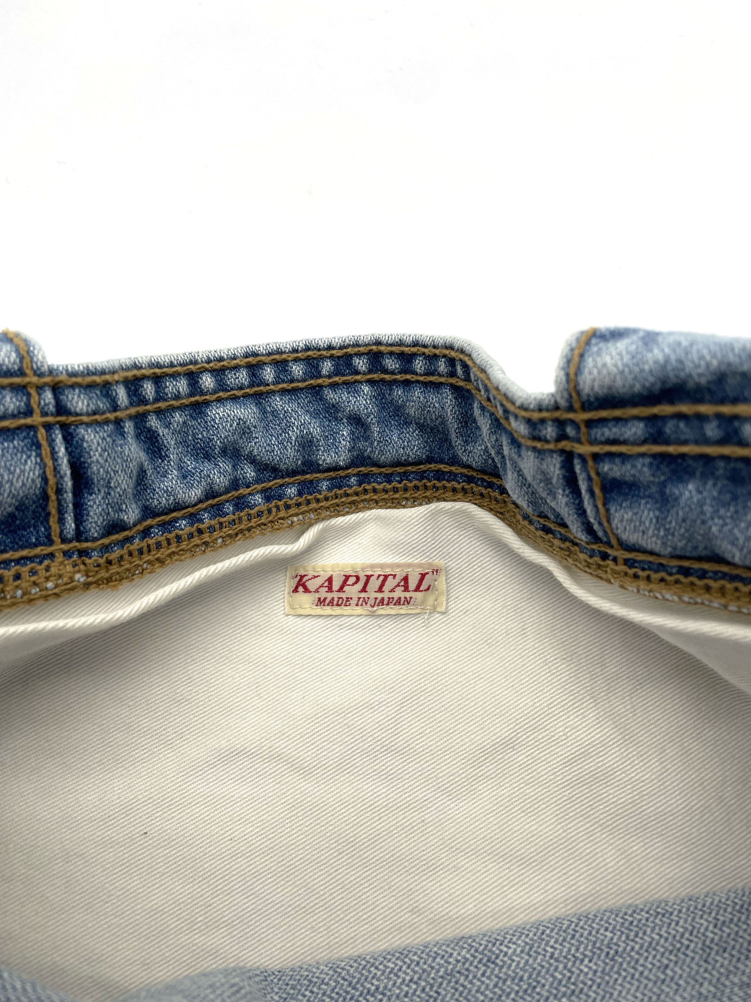 Kapital Prayer Hands Denim Tote Bag Size ONE SIZE - 8 Thumbnail