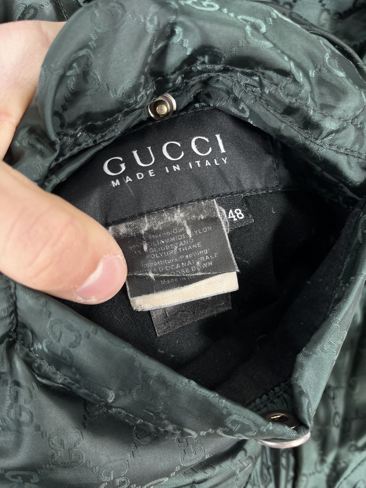 Gucci Vintage Rare Gucci Monogram Puffer Down Jacket Y2k size 48 Size US M / EU 48-50 / 2 - 18 Thumbnail