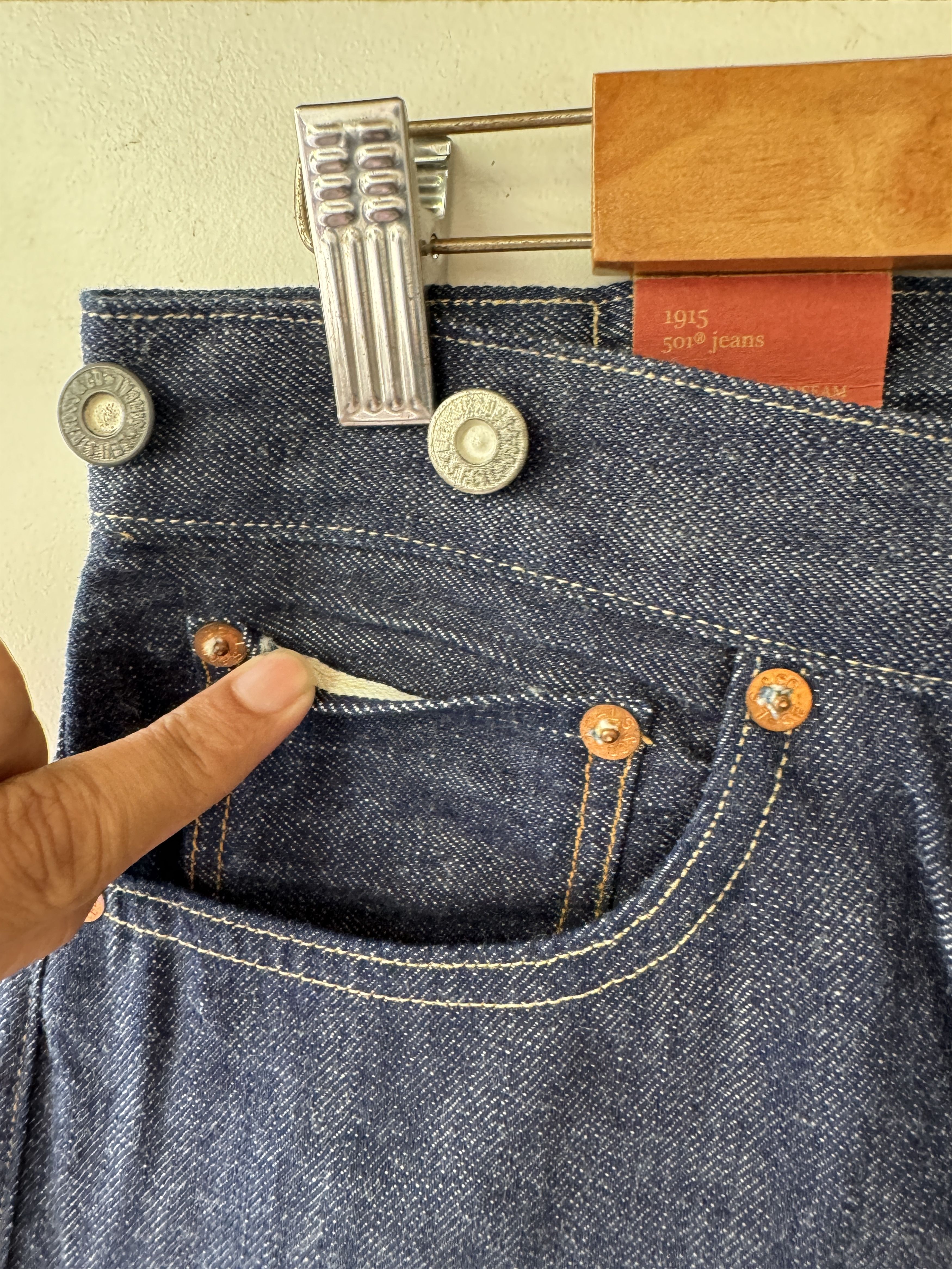 Levi's LEVIS BIG E LOT 501 XX SELVEDGE JEANS Size US 33 - 5 Thumbnail