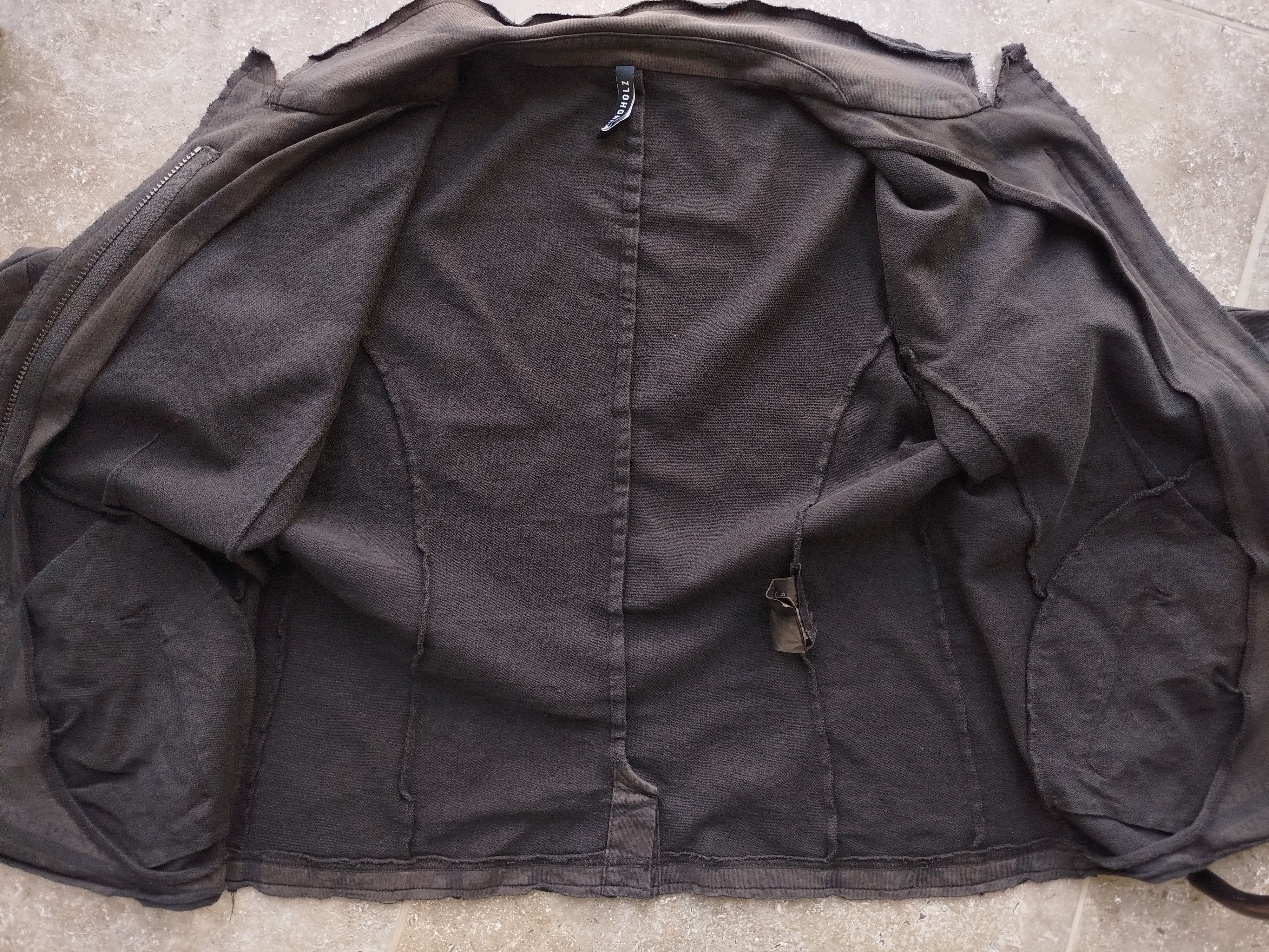 Rundholz Cardigan Jacket Full Zip Pockets One Penny Print Cotton Size L / US 10 / IT 46 - 7 Thumbnail
