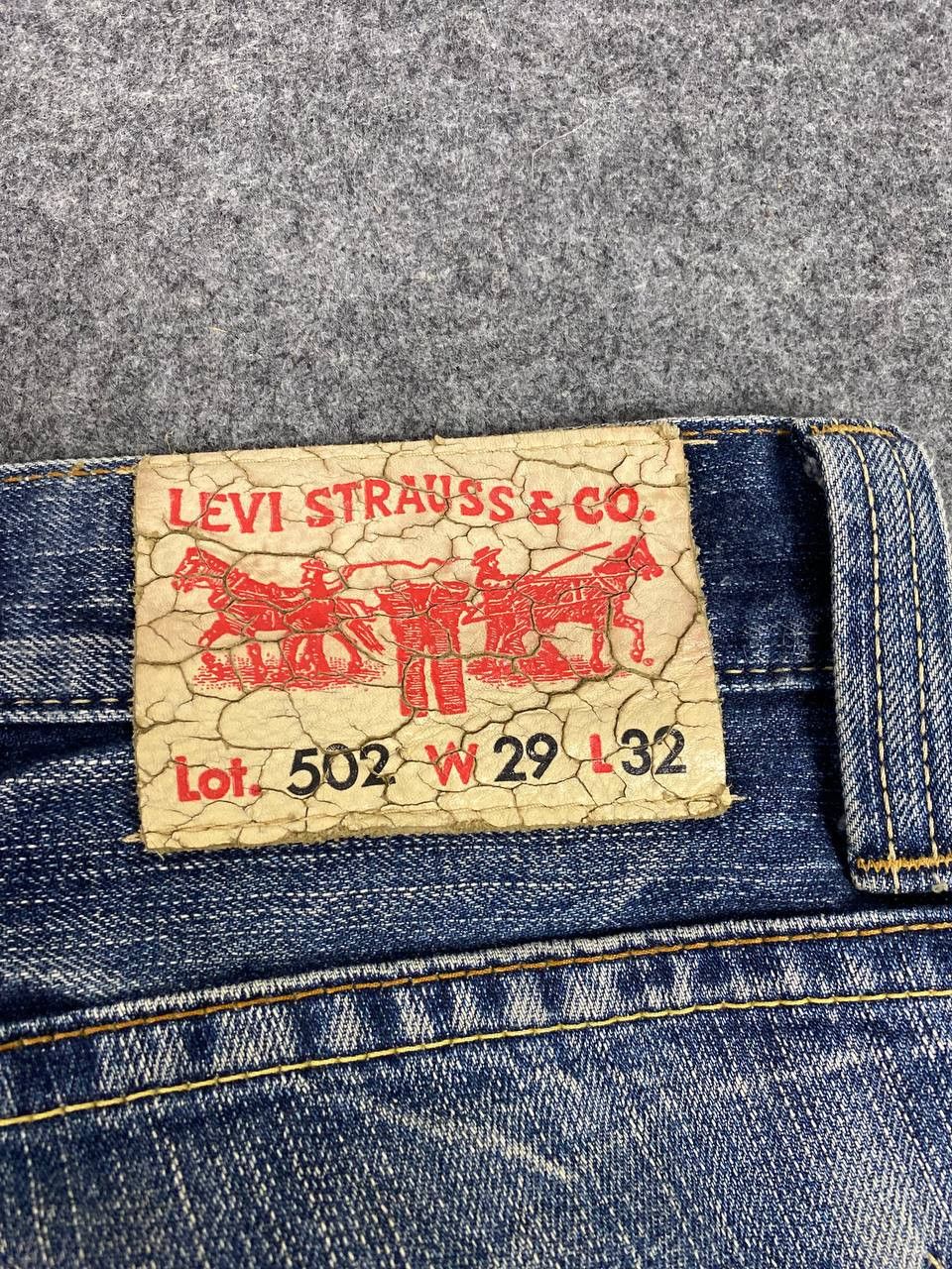 Levi's vintage levis 502 distressed denim nice design Size US 30 / EU 46 - 5 Thumbnail