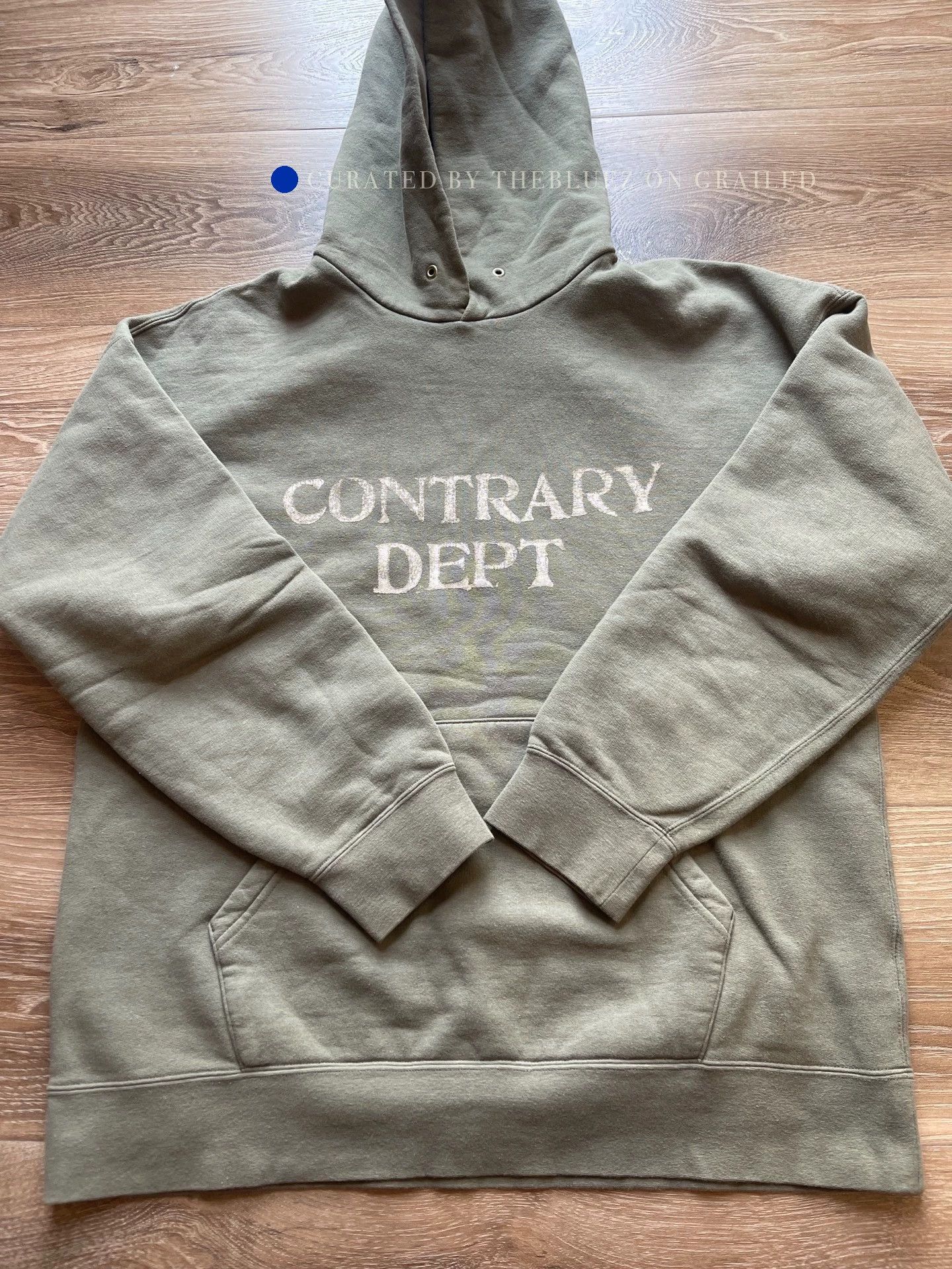 Visvim Olive Jumbo Hoodie in Size M Size US M / EU 48-50 / 2 - 1 Thumbnail