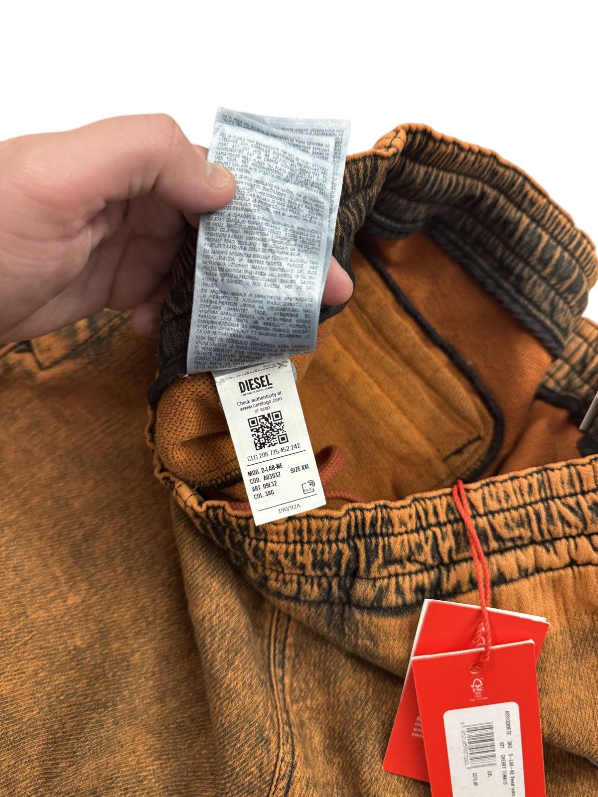 Diesel 🔥375$ Diesel D-Lab-Ne Sweat Jeans/Diesel Denim Track Pants Size US 36 / EU 52 - 12 Thumbnail