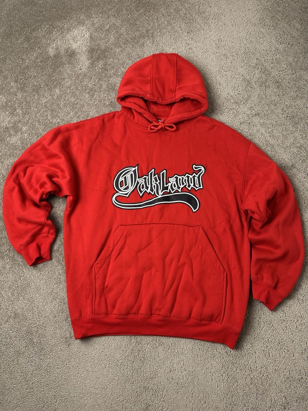 Other Vintage Mens Red Hoodie 90s DARLAND Skateboard Y2K, Size XL Size US XL / EU 56 / 4 - 1 Thumbnail
