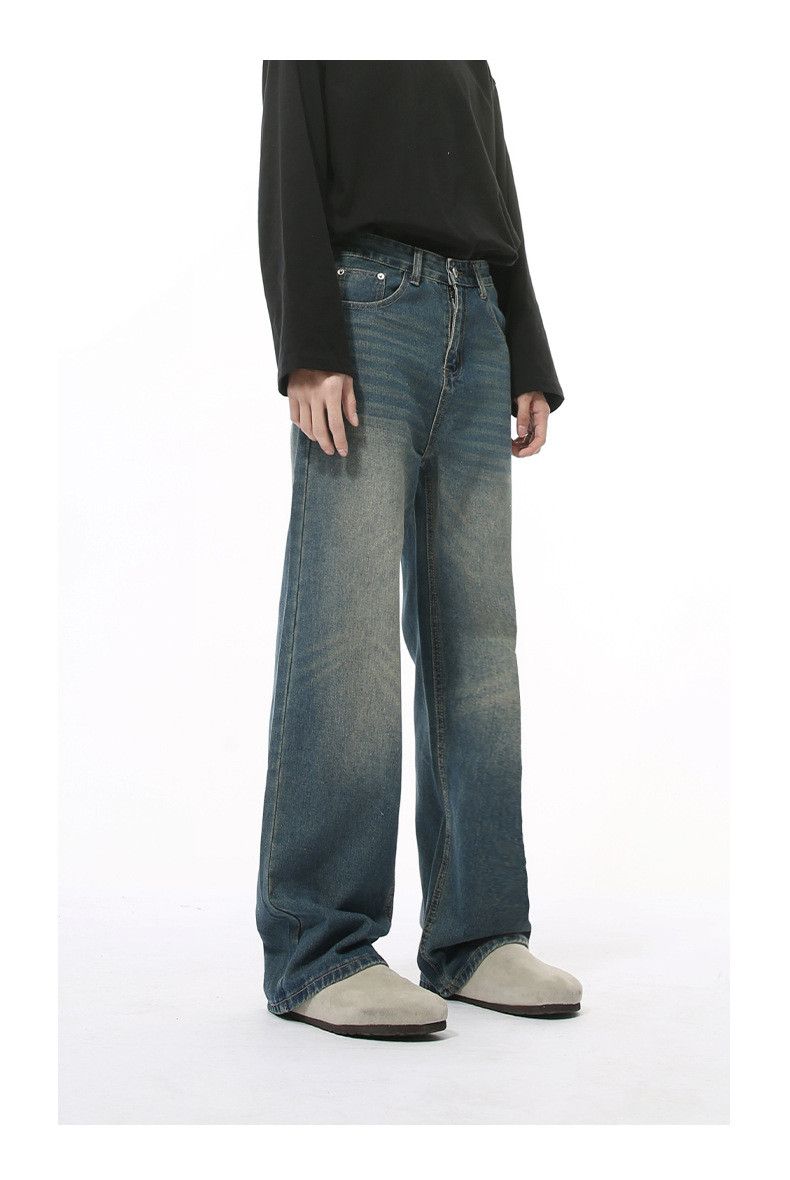 Vintage Vintage distressed washed loose straight leg jeans Size US 32 / EU 48 - 4 Thumbnail