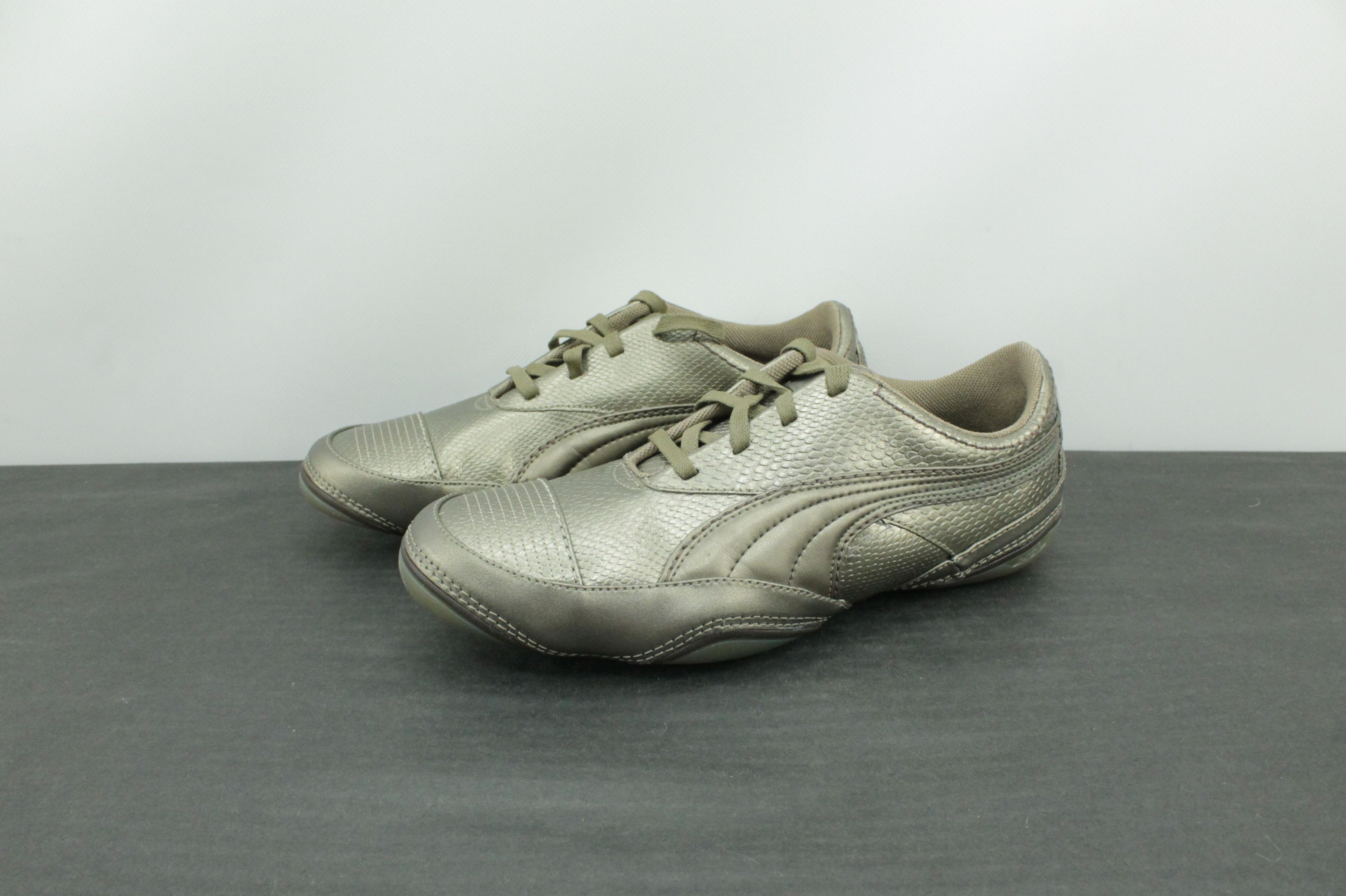 Puma RARE New Puma Usan Irra Scale Gold Leather Sneakers Women's Size US 9 / IT 39 - 3 Thumbnail