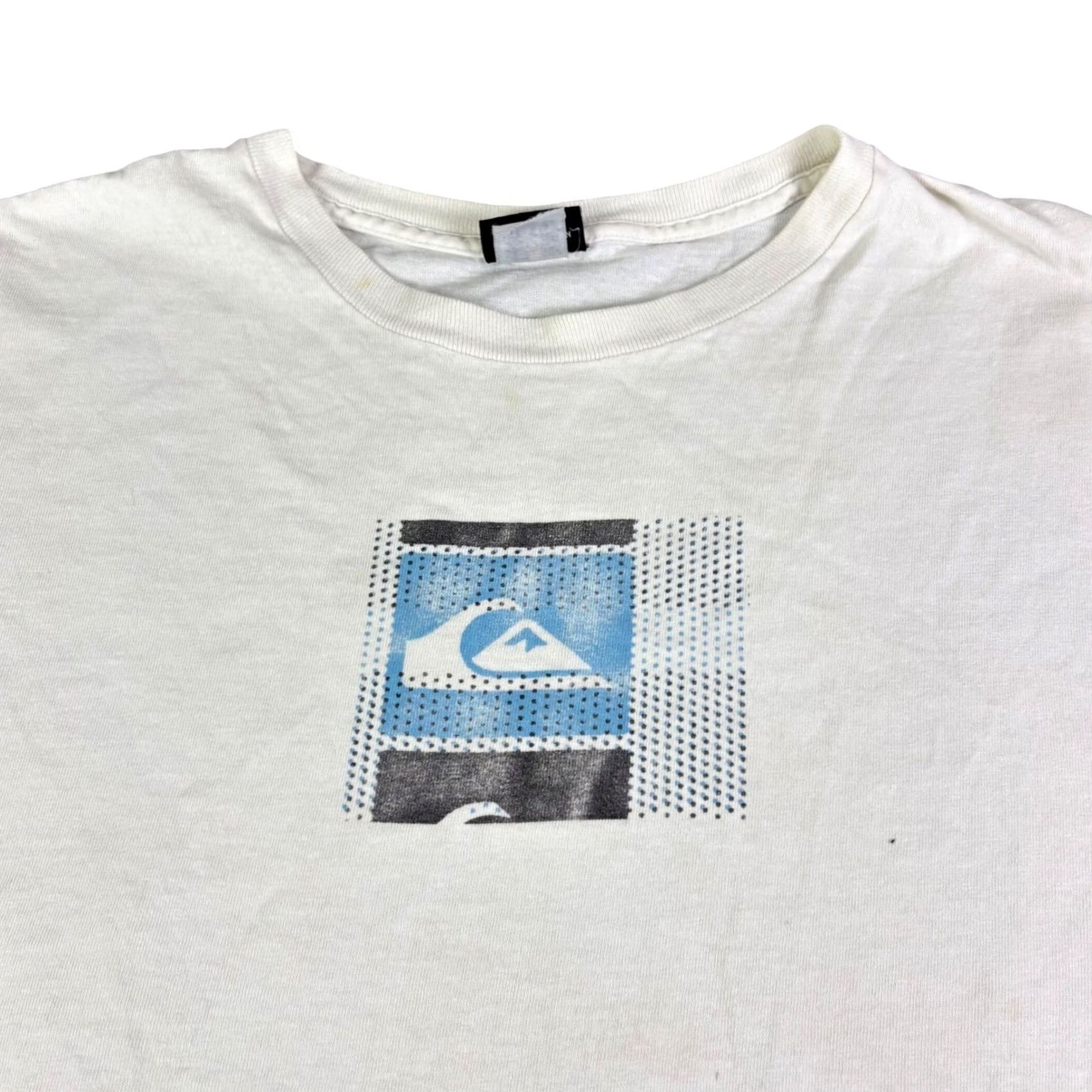Quiksilver VINTAGE Quiksilver Graphic T-Shirt Mens XL White Surf Skate Short Sleeve Tee Size US XL / EU 56 / 4 - 2 Thumbnail